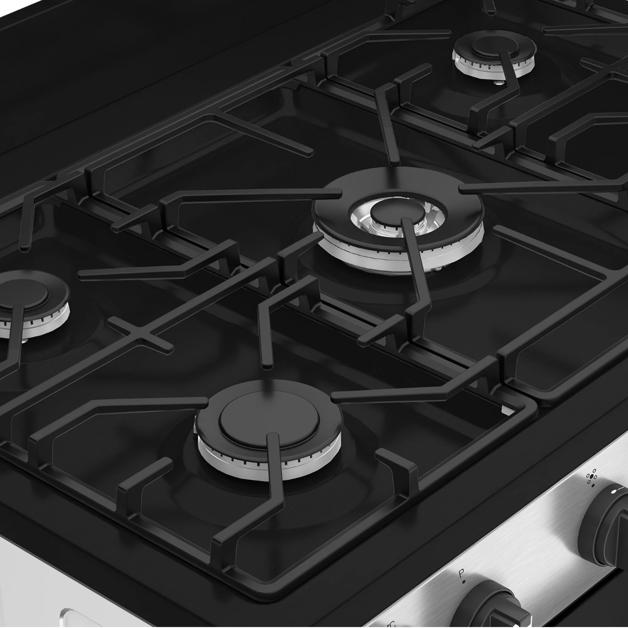 Defy 90cm Gas Electric Range Cooker Thermofan+ Black/Inox DGS90GEBI - Image 7