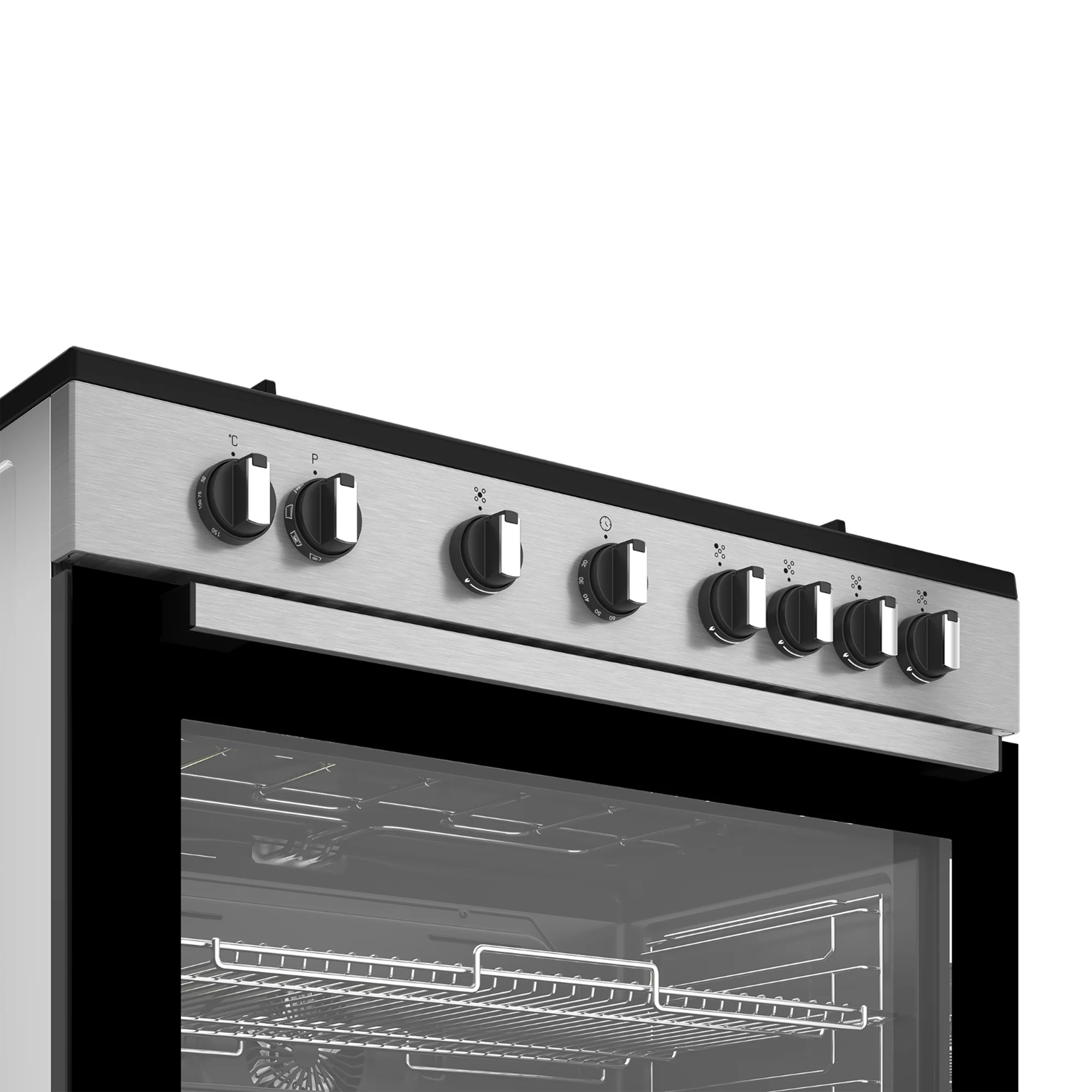 Defy 90cm Gas Electric Range Cooker Thermofan+ Black/Inox DGS90GEBI - Image 8