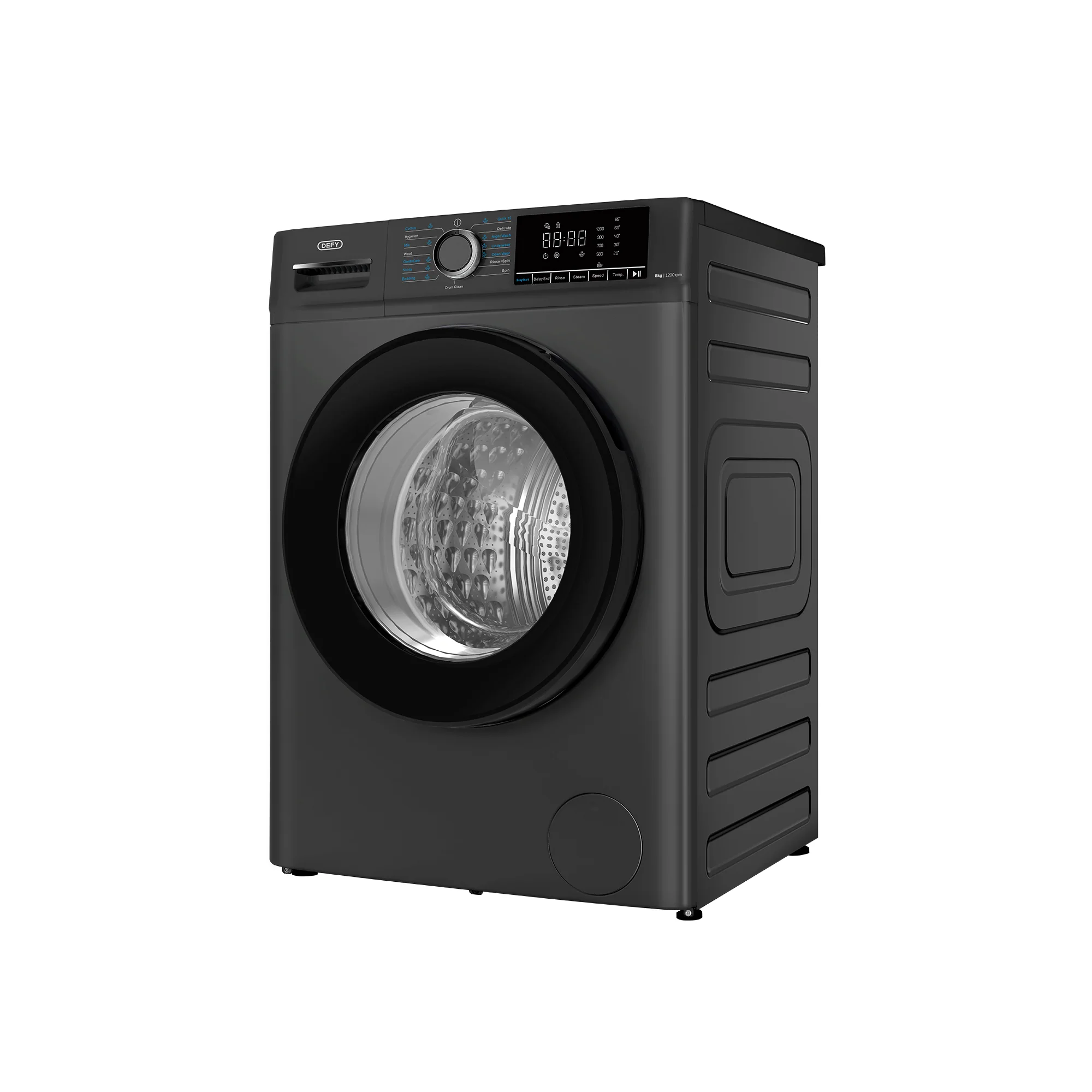 Defy DAW408 8kg Front Loader Washing Machine Manhattan Grey - Image 2