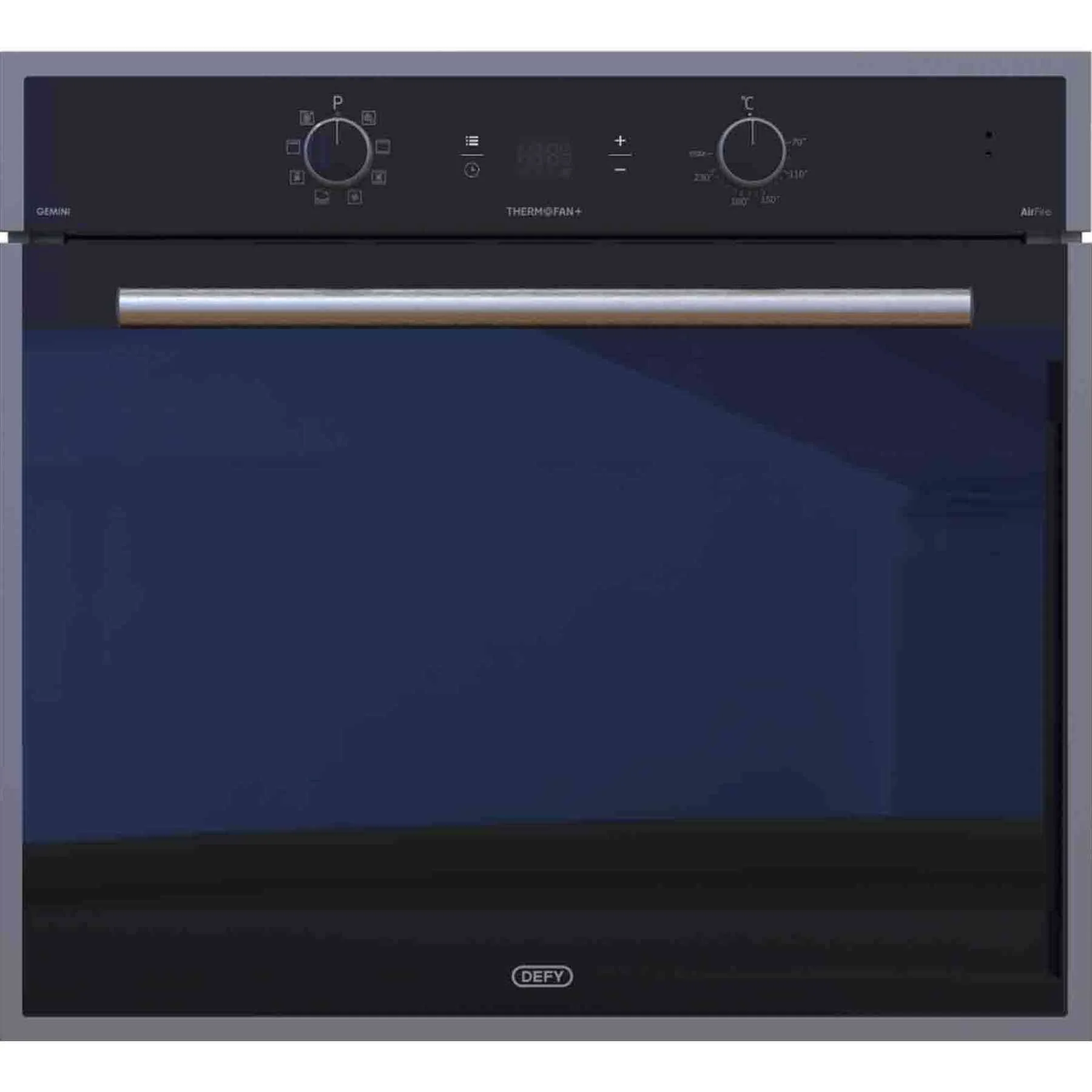 Defy Gemini Thermofan+ Eye-Level Mirror Oven - Black