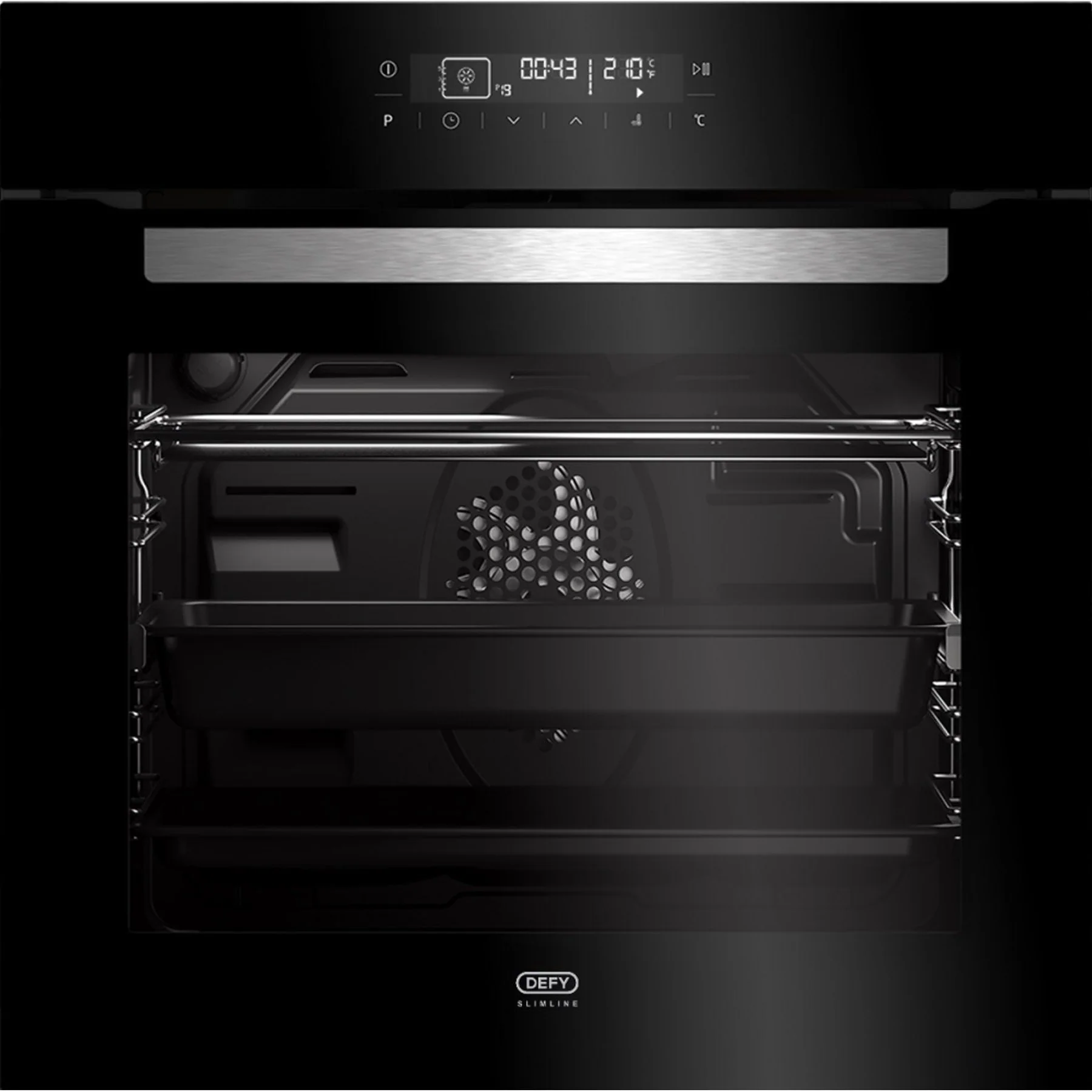 Defy Slimline Oven 600MTE Surf Full Touch Control
