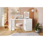 Dressing Table – Desejo White MWBR2075 - Image 4