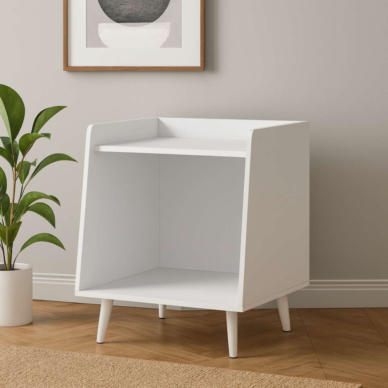 Dual Shelf Nightstand MW340 - Image 2