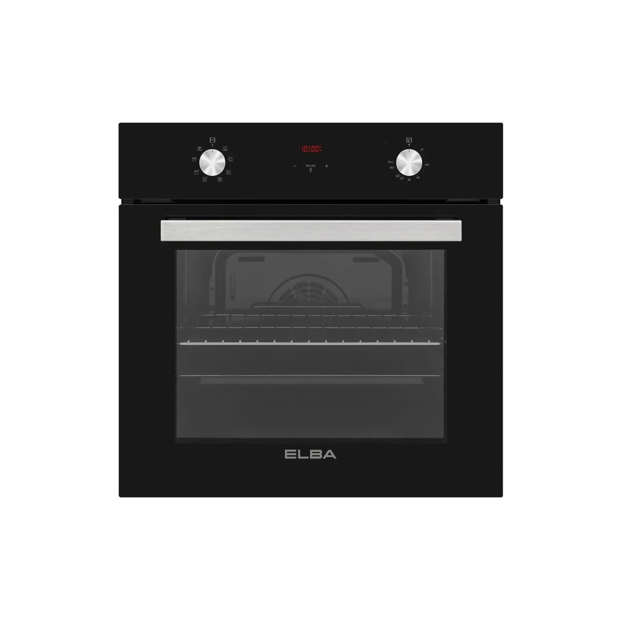 ELBA 60CM MULTIFUNCTION ELECTRIC OVEN WITH BLACK GLASS FINISH - 04/T60-5