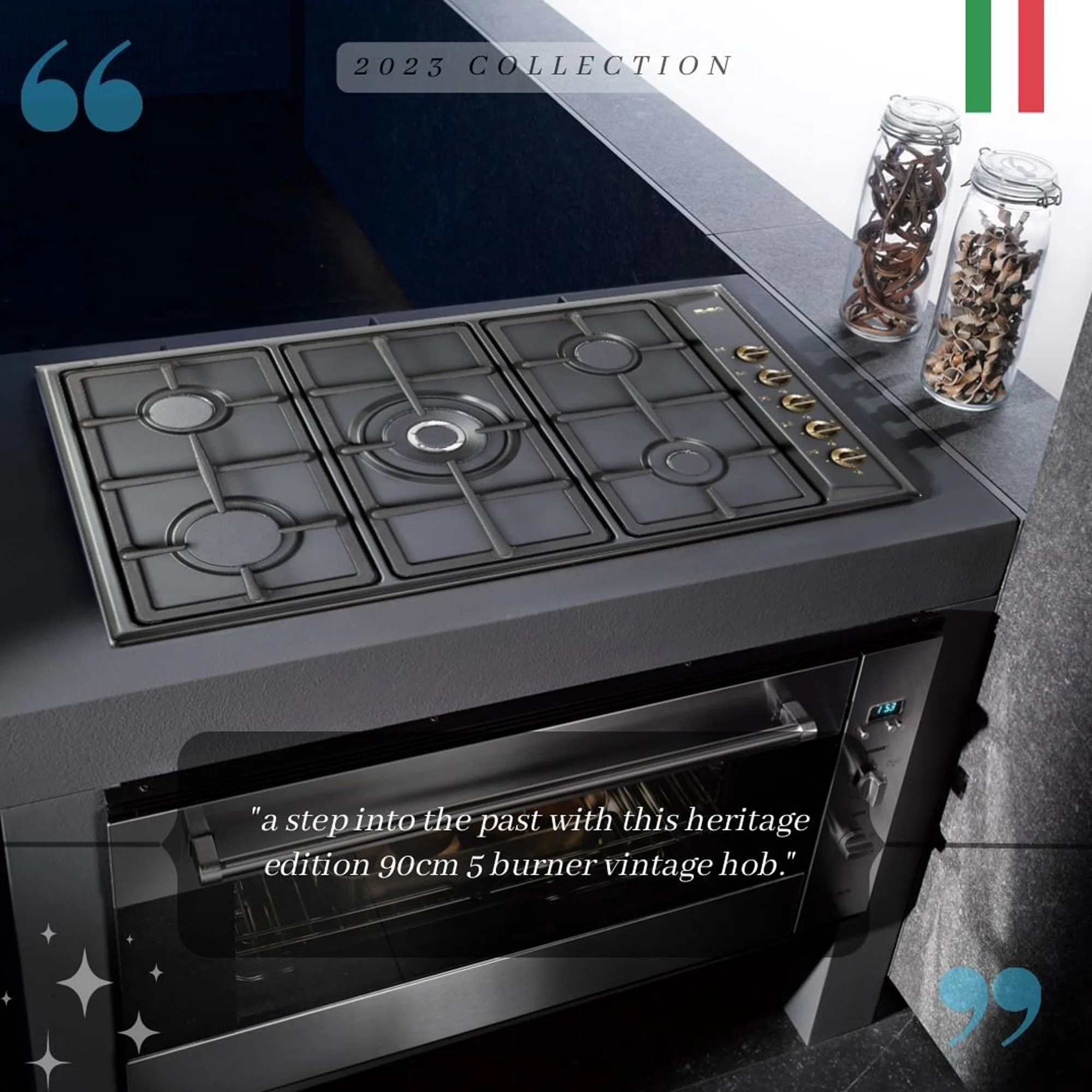 Elba 90cm 5 Burner Gas Hob - EN95-545 AND - Image 2