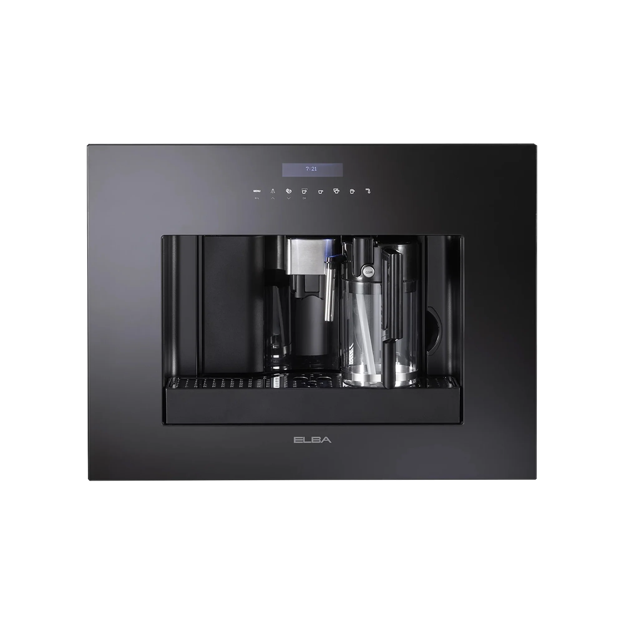 Elba Elio 45cm Fully Automated Coffee & Cappuccino Maker - Black 02/EL 45CCM