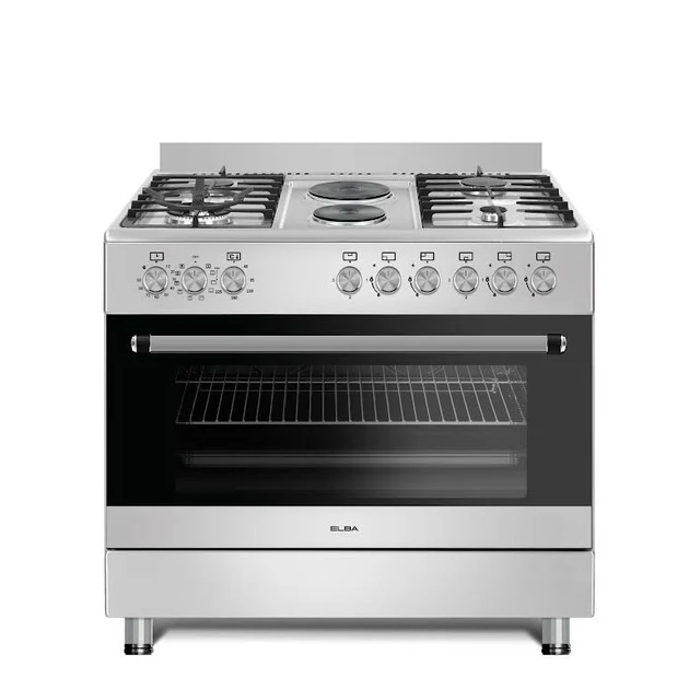 Elba Essential 90cm 4 Burner Gas/Electric Stove & Oven - Stainless Steel + Tool Set - Image 2