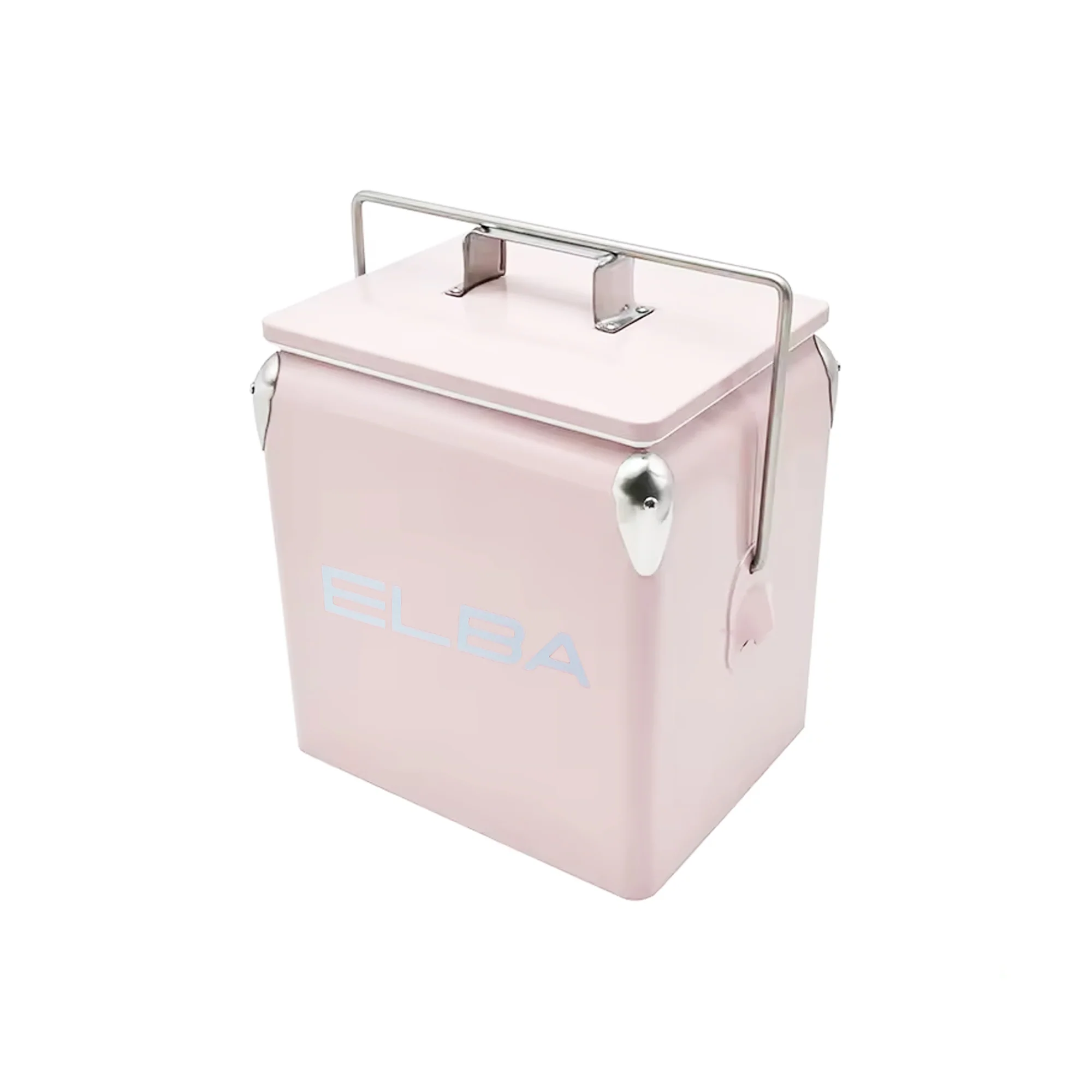 Elba Retro Metal Coolerbox Assorted Colours - Image 2