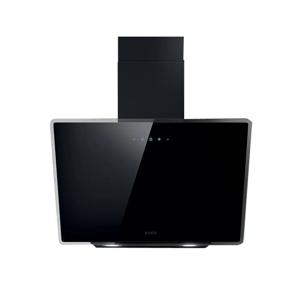 ELICA 60CM VERTICAL GLASS COOKER HOOD BLACK- ELICA SHIRE 60