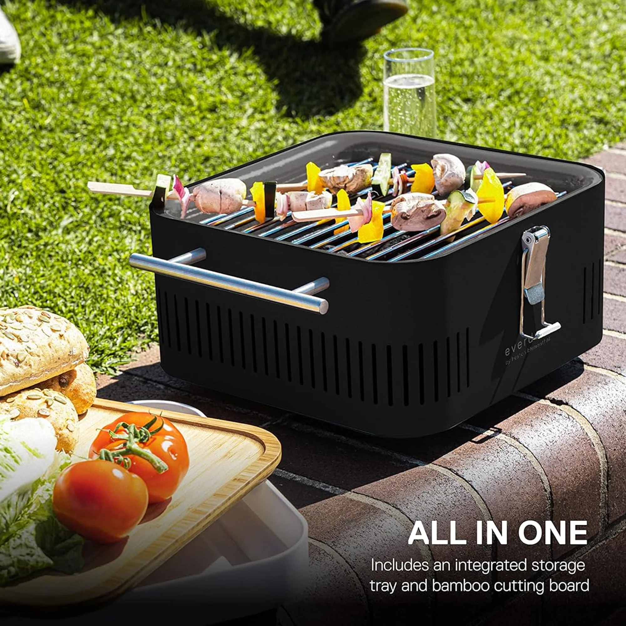 Everdure Cube Portable Braai - Black - Image 4