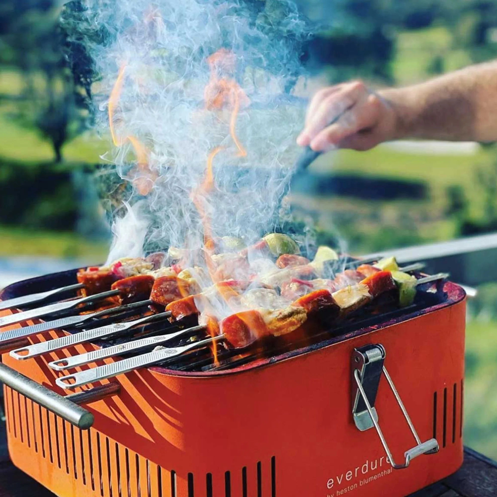 Everdure Cube Portable Braai - Orange - Image 3
