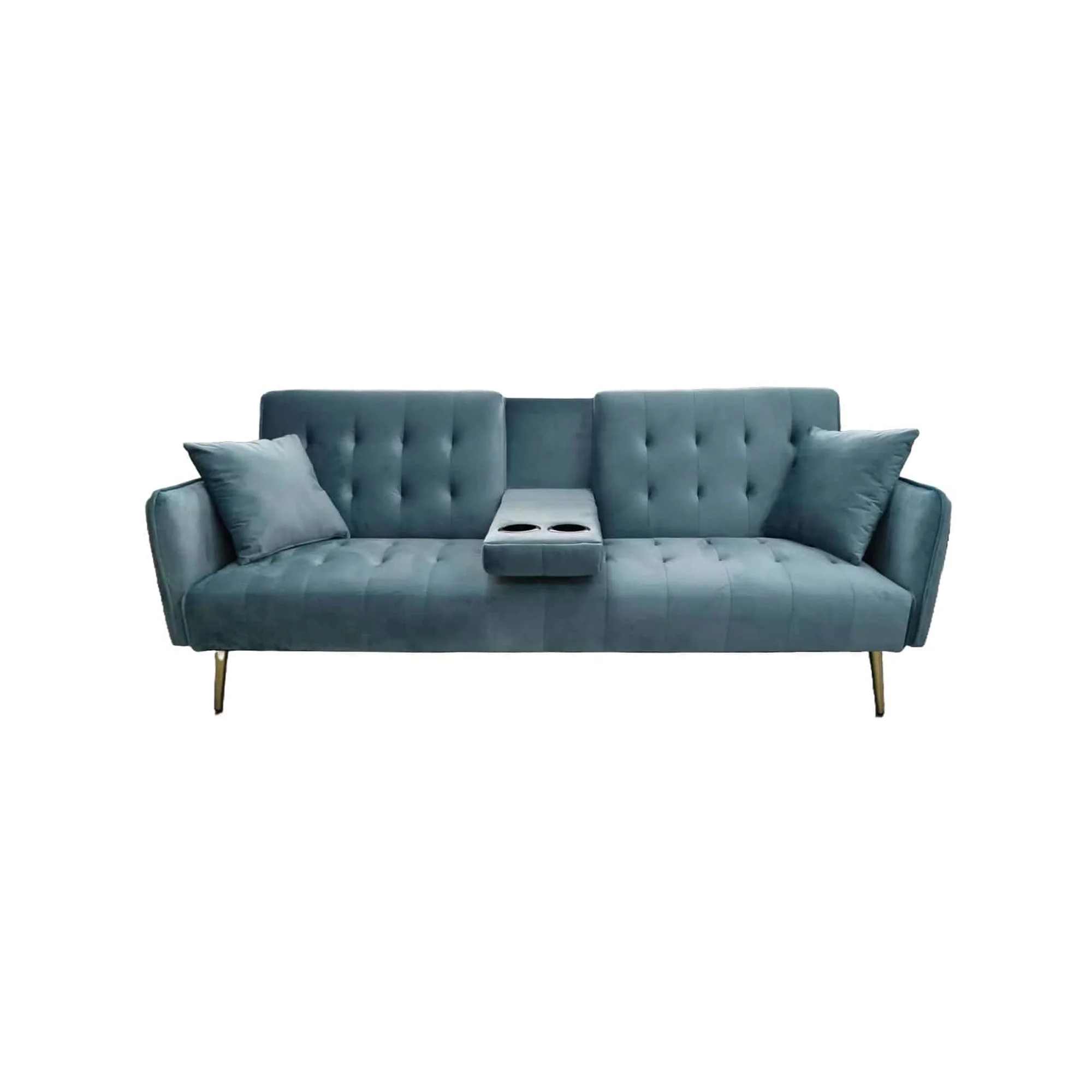 F903 Sofa Bed With Cupholders – Available in 2 Colours - Image 2