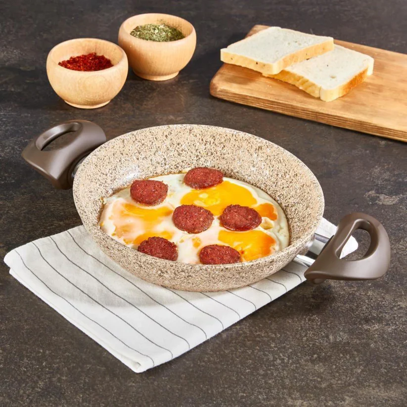 Falez 20cm Sahan Egg Pan Brown - Image 3