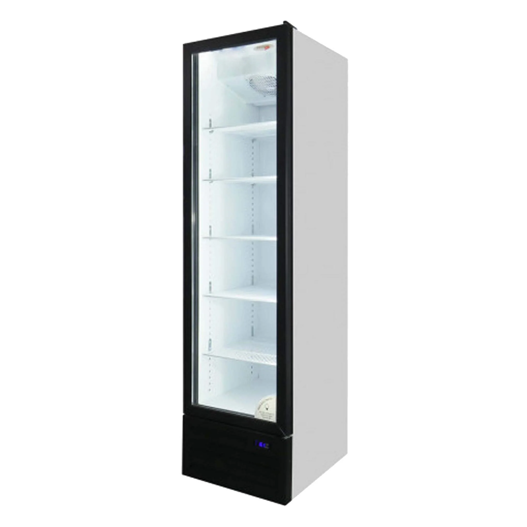 Fridge Star Full Hinged Door Beverage Cooler - Black & White - Image 2