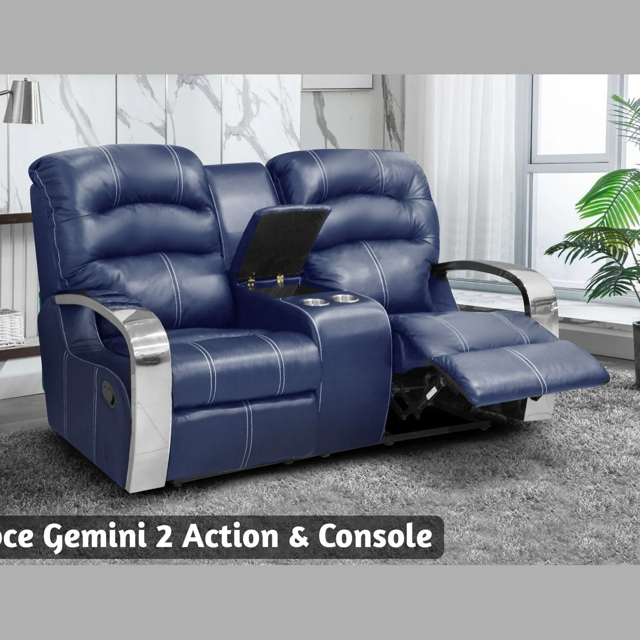 Gemini Entertainer 2 Action Recliner + Console - Image 3
