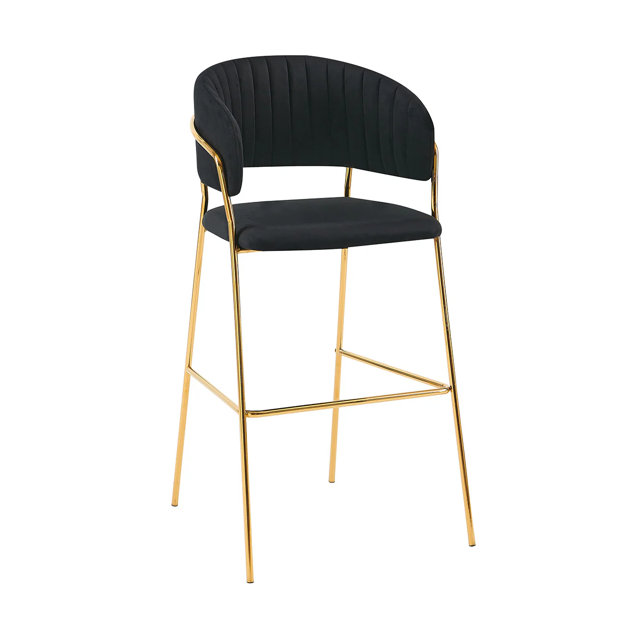 Gold Frame Bar Chair – Available In 4 Colours MWBCG03