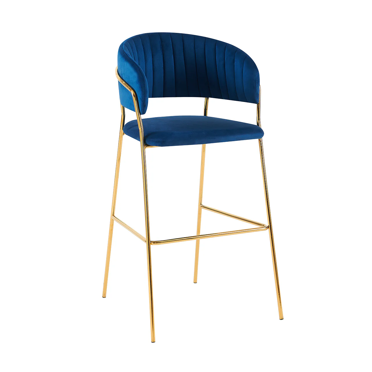 Gold Frame Bar Chair – Available In 4 Colours MWBCG03 - Image 3