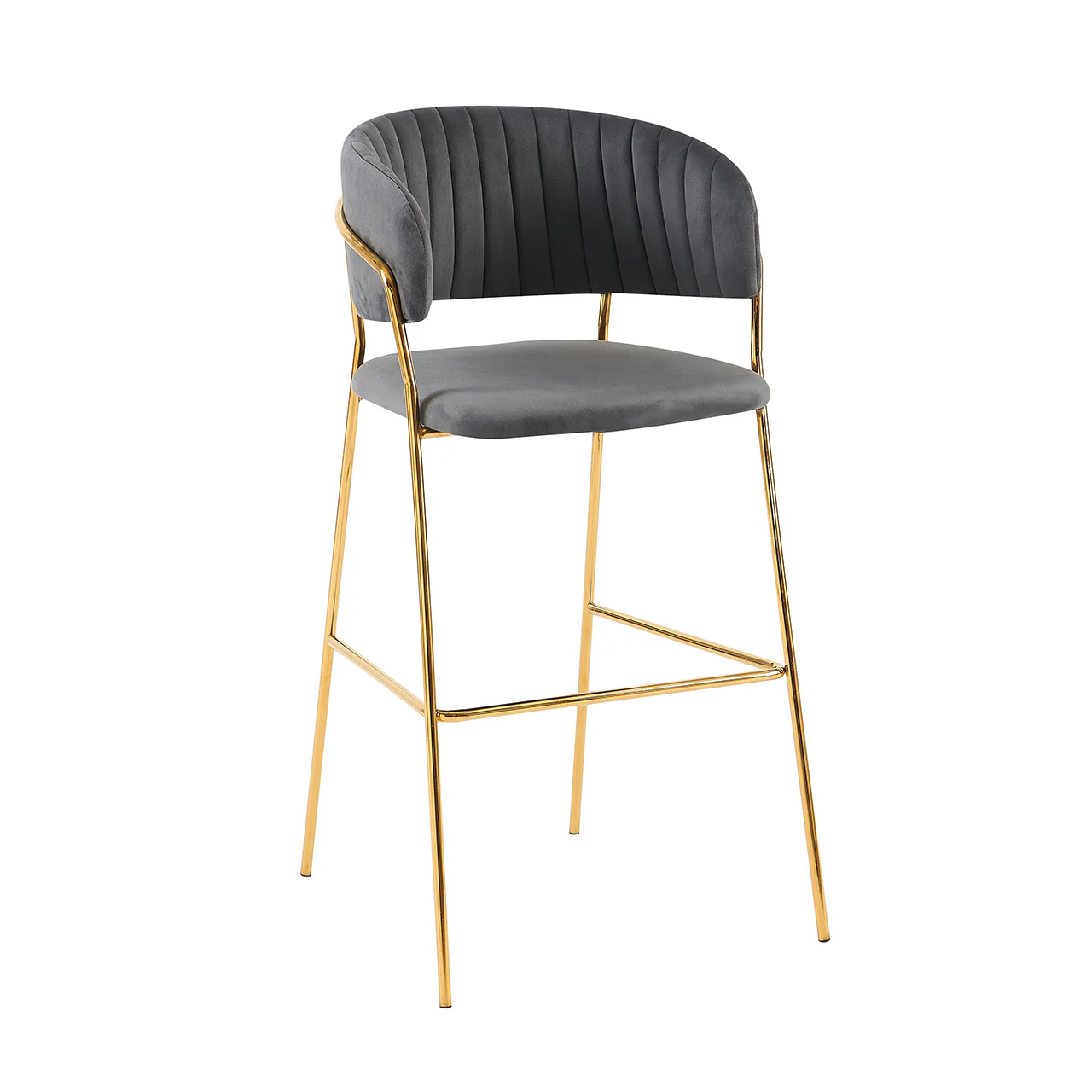 Gold Frame Bar Chair – Available In 4 Colours MWBCG03 - Image 4