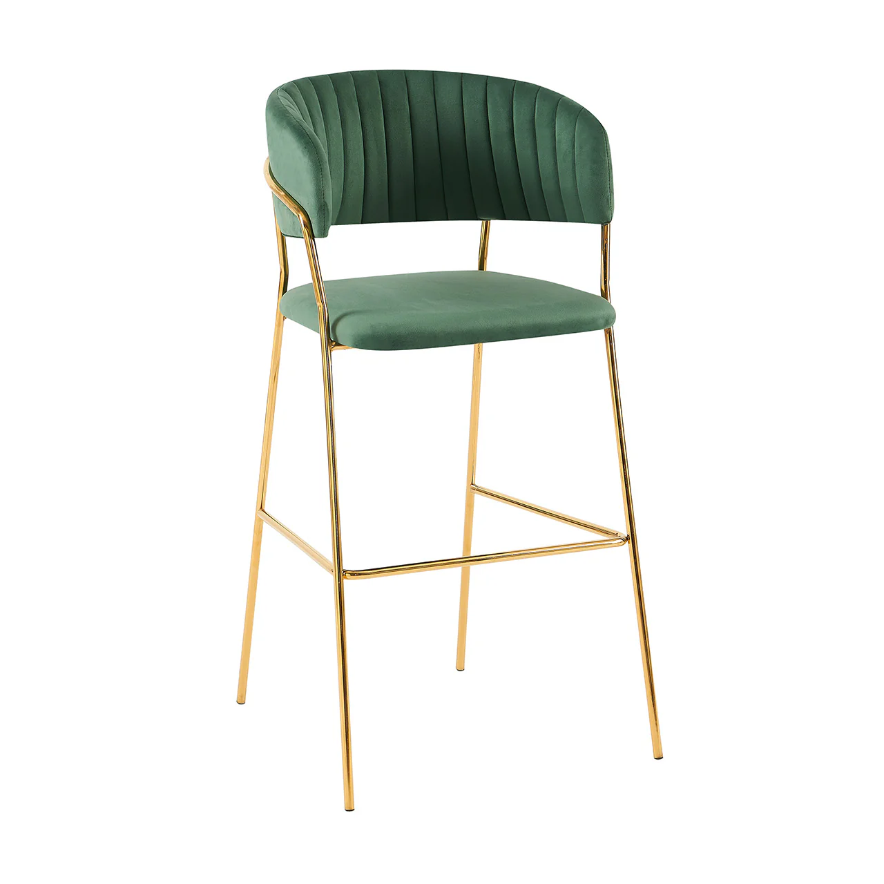 Gold Frame Bar Chair – Available In 4 Colours MWBCG03 - Image 5