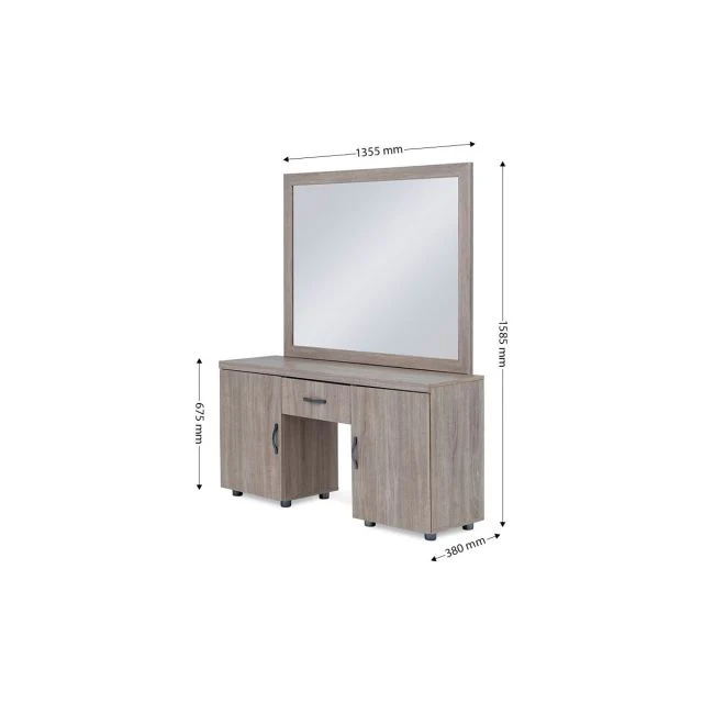 Hazel 2 Piece Bedroom Suite - Oak - Image 4