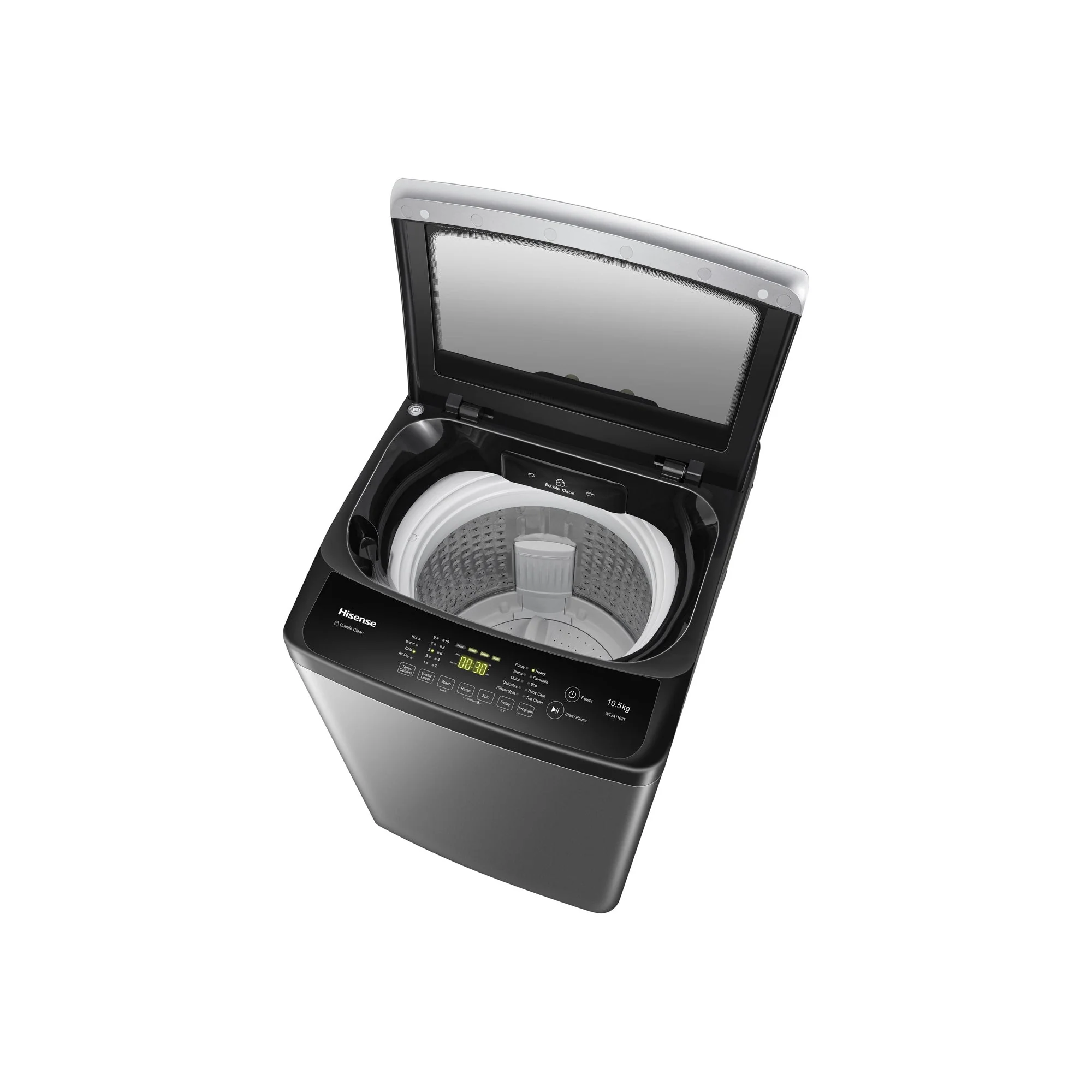Hisense 11kg Top Loader Washing Machine Titanium - Image 3