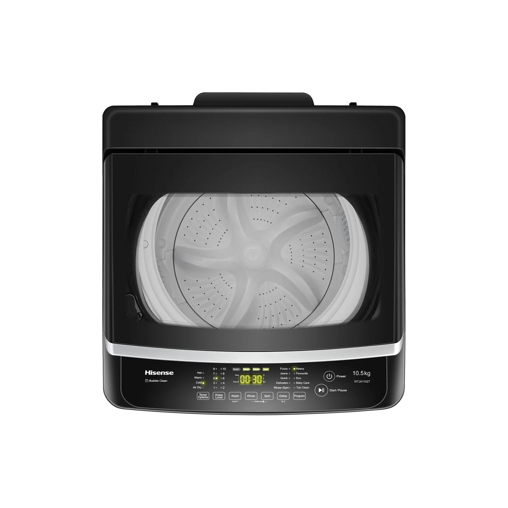 Hisense 11kg Top Loader Washing Machine Titanium - Image 5
