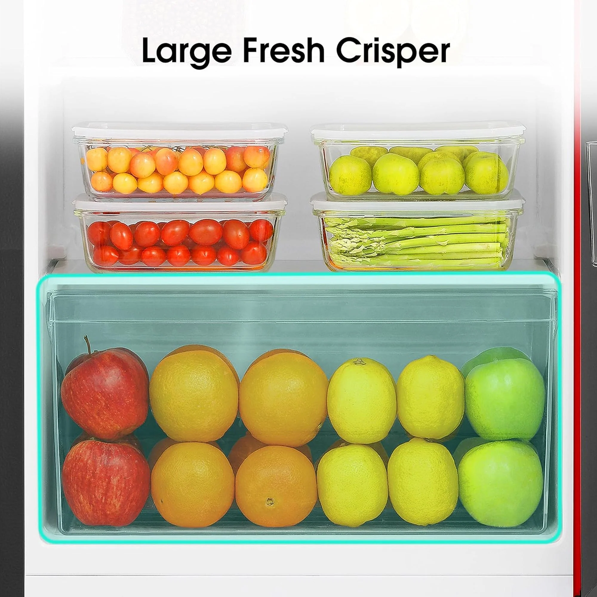 Hisense 177L Refrigerator with Water Dispenser Red - Image 4