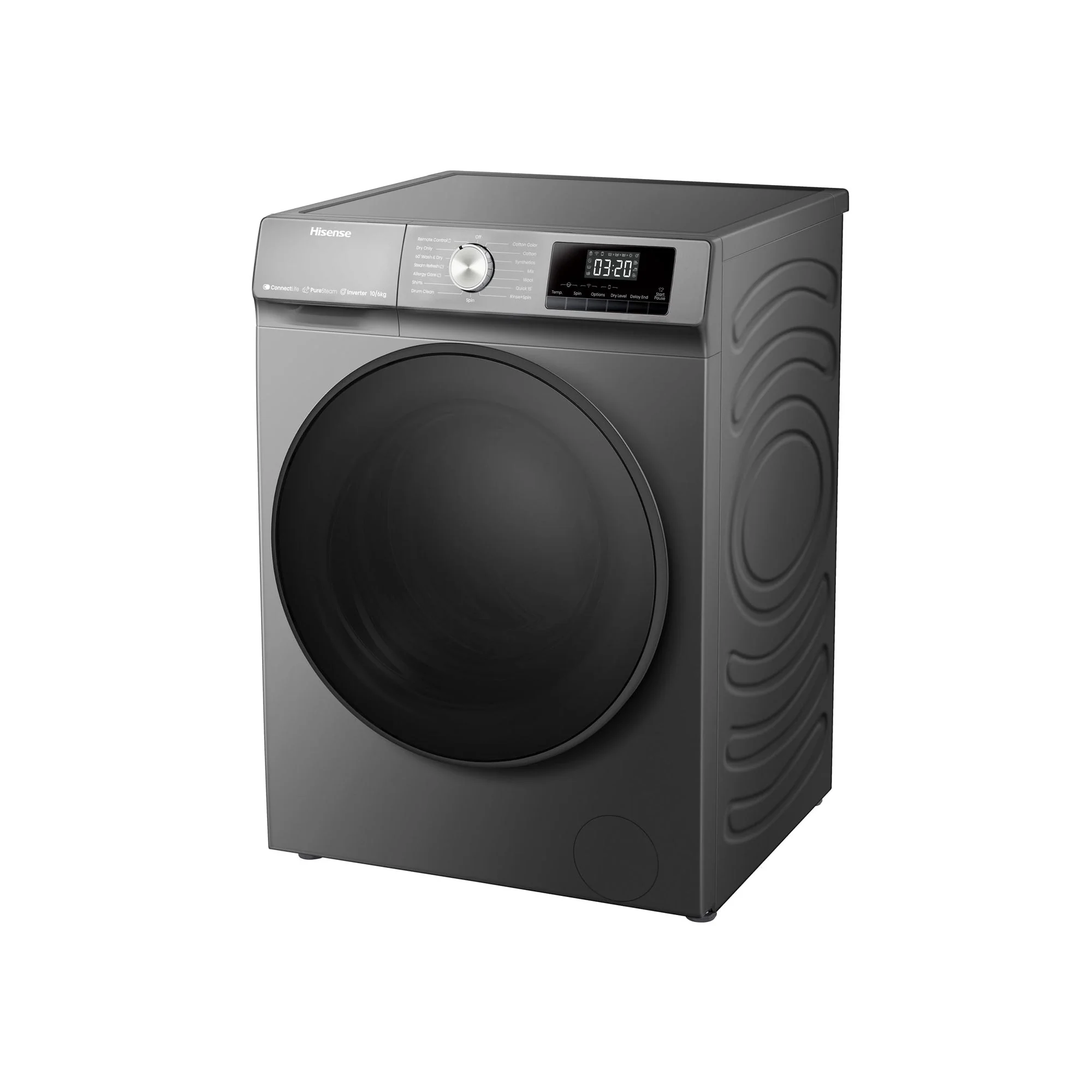 Hisense 2 in 1 Front Load Washer(8kg) & Dryer(5kg) Titanium - Image 2
