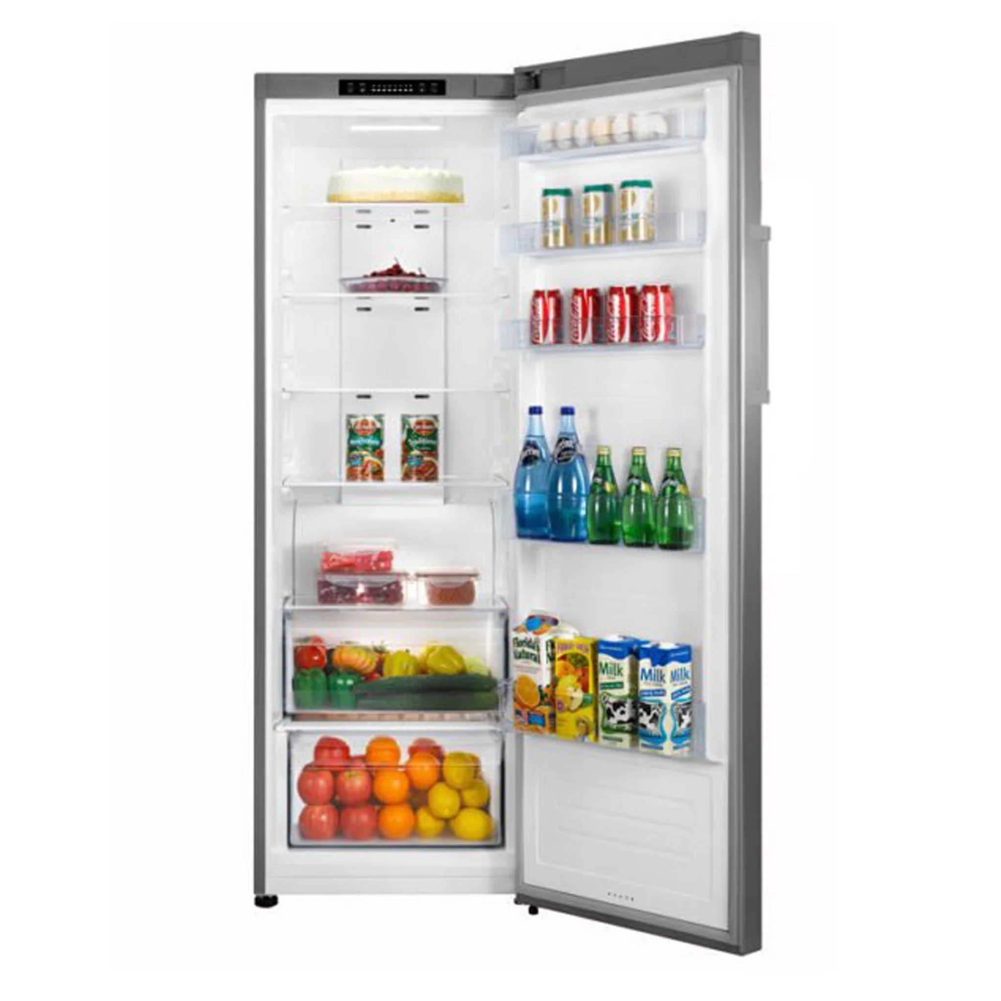 Hisense 320L Pigeon Pair Refrigerator - Stainless Steel - Image 2