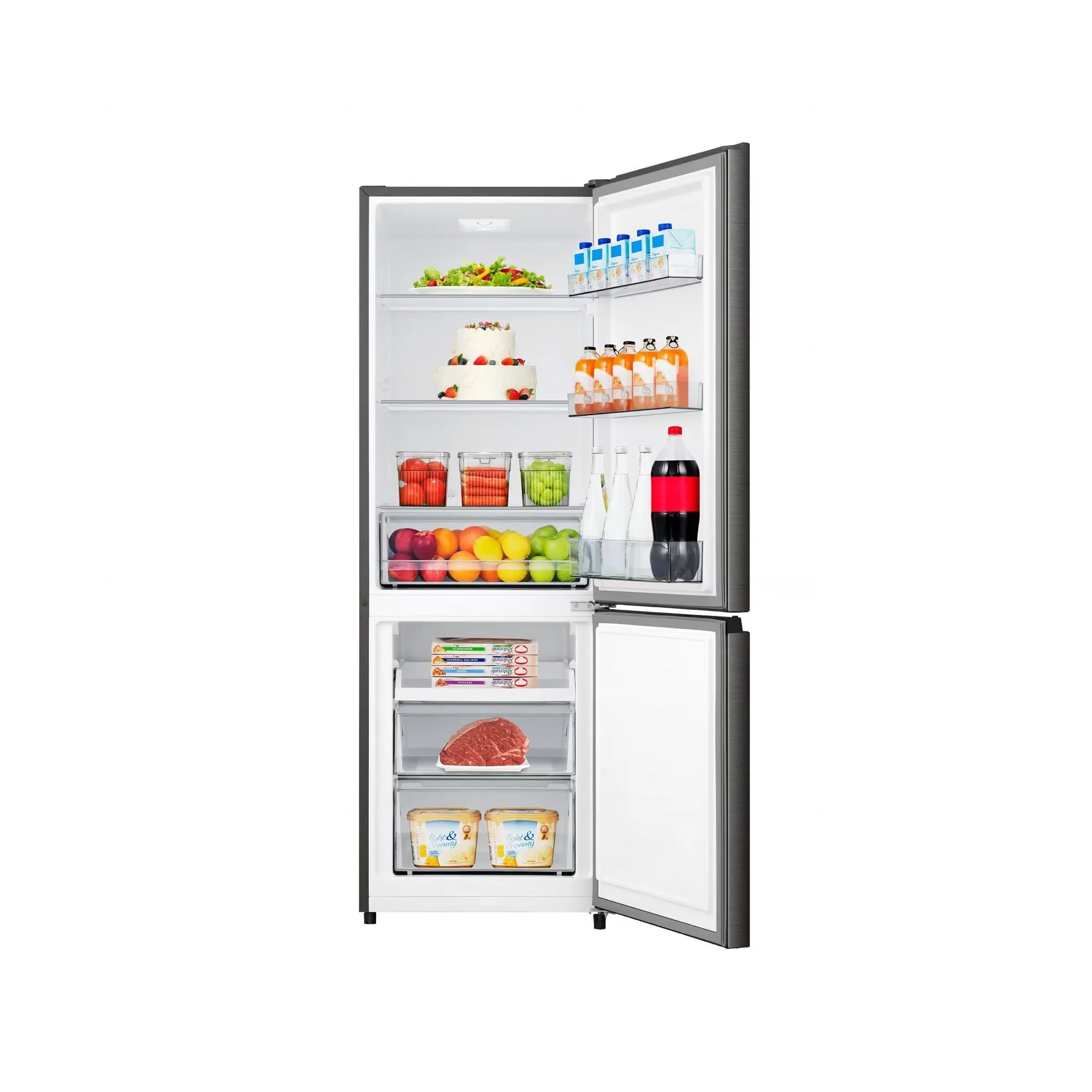 Hisense 324L Bottom Mount Refrigerator Titanium - Image 5