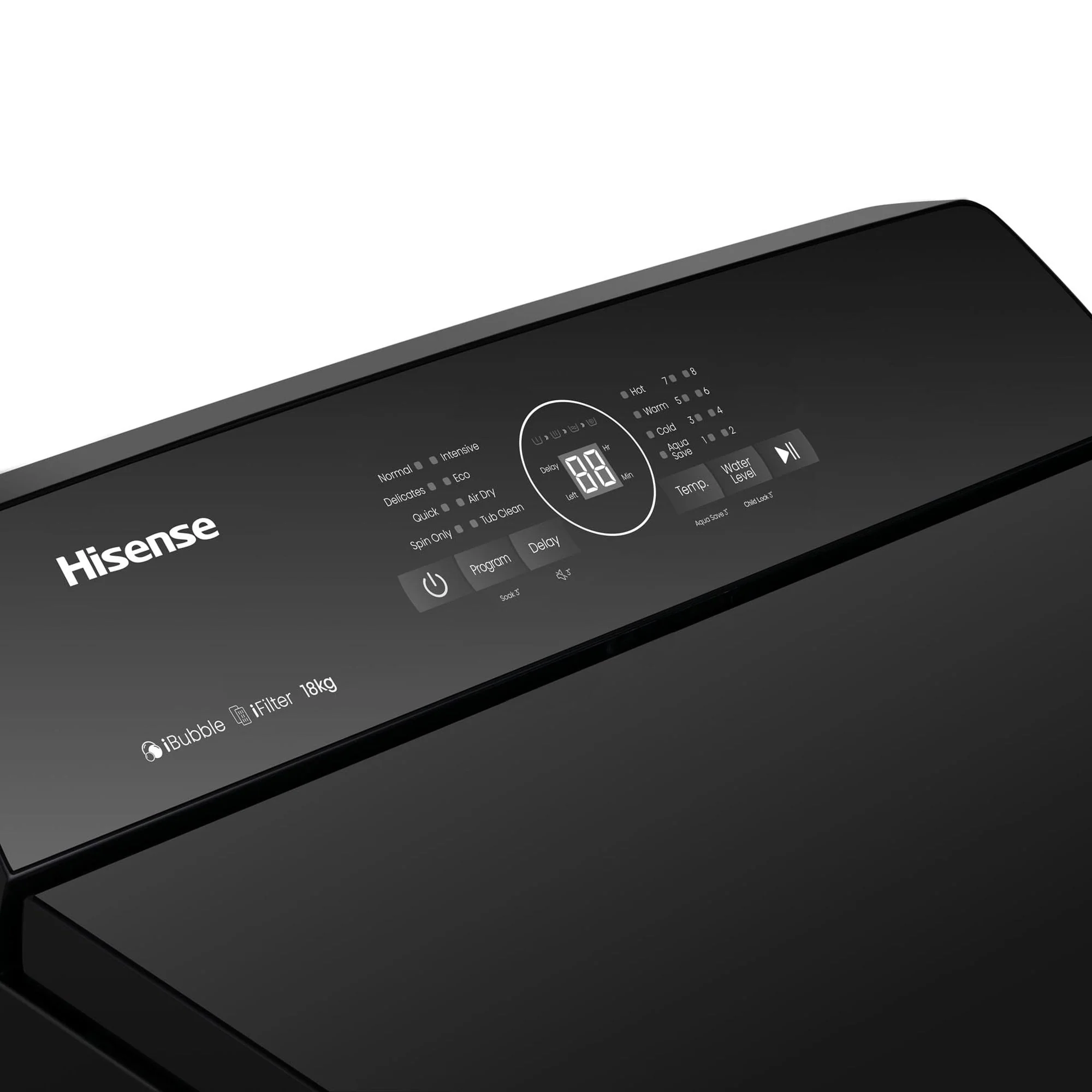 Hisense 3i Series 18kg Top Loader Washing Machine Black - Image 4