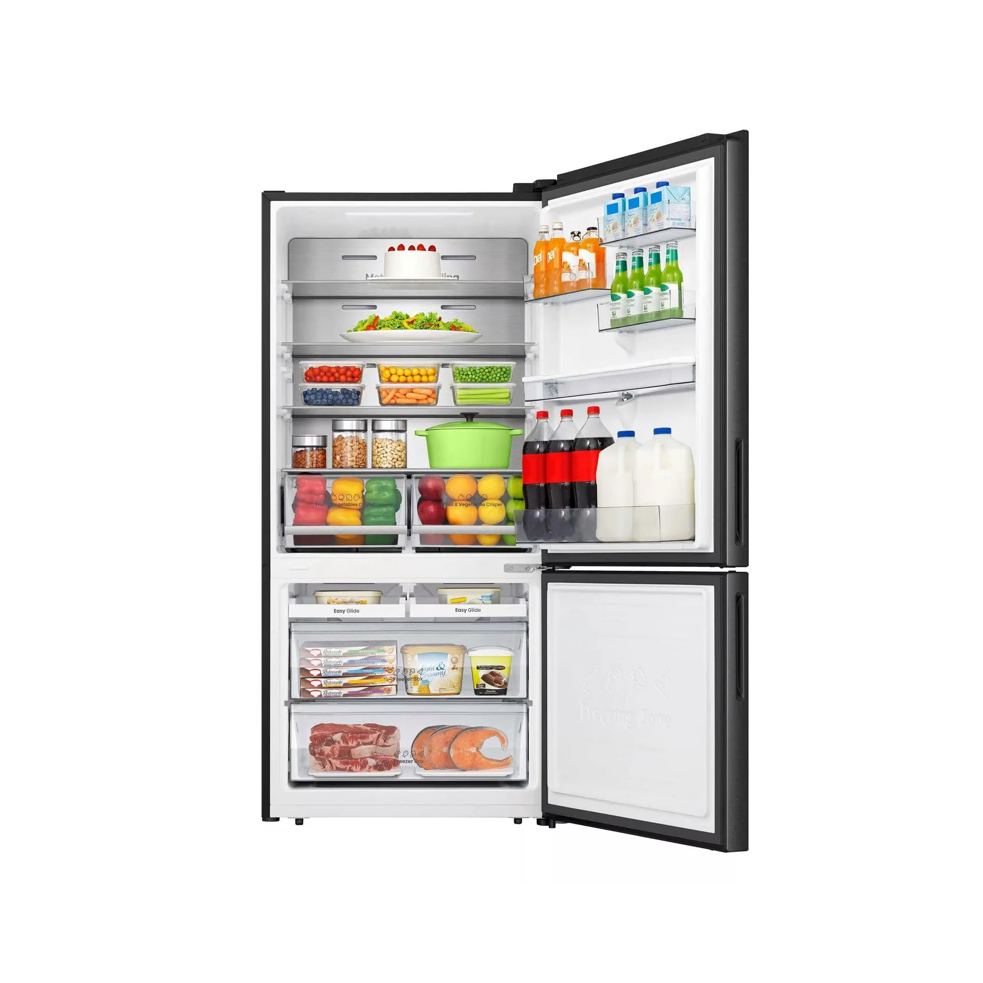 Hisense 500L Bottom-Mount Refrigerator Black - Image 10