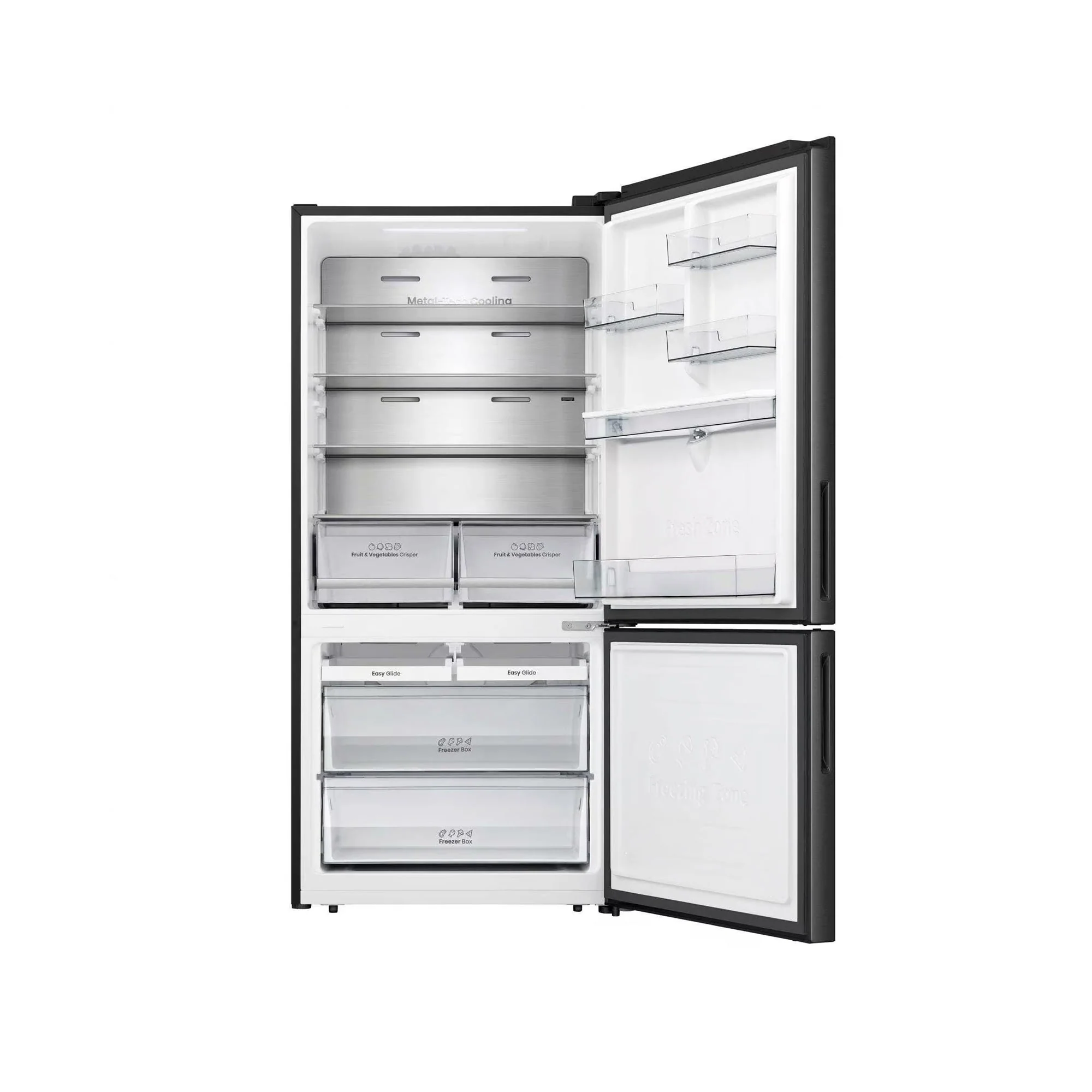 Hisense 500L Bottom-Mount Refrigerator Black - Image 11