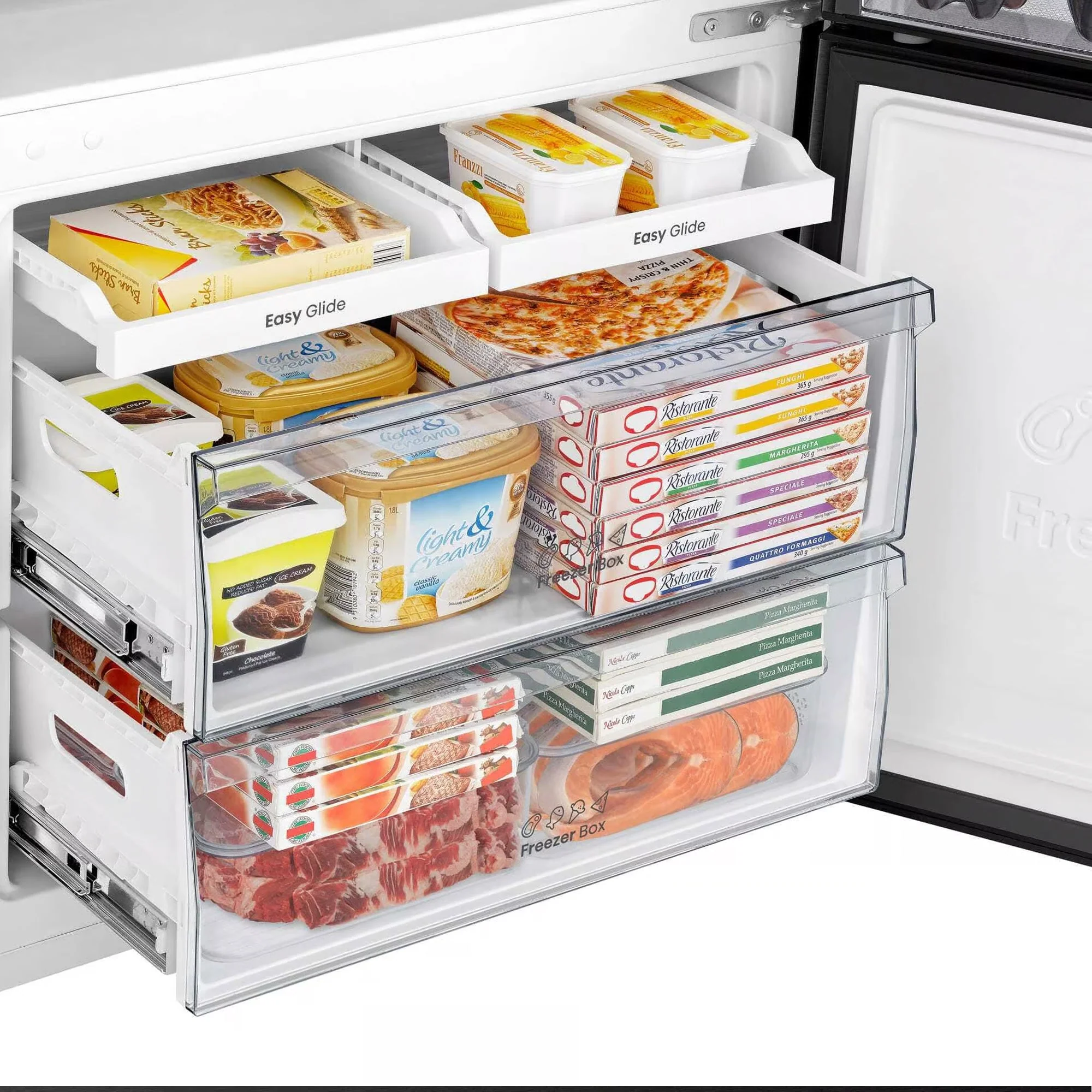 Hisense 500L Bottom-Mount Refrigerator Black - Image 3