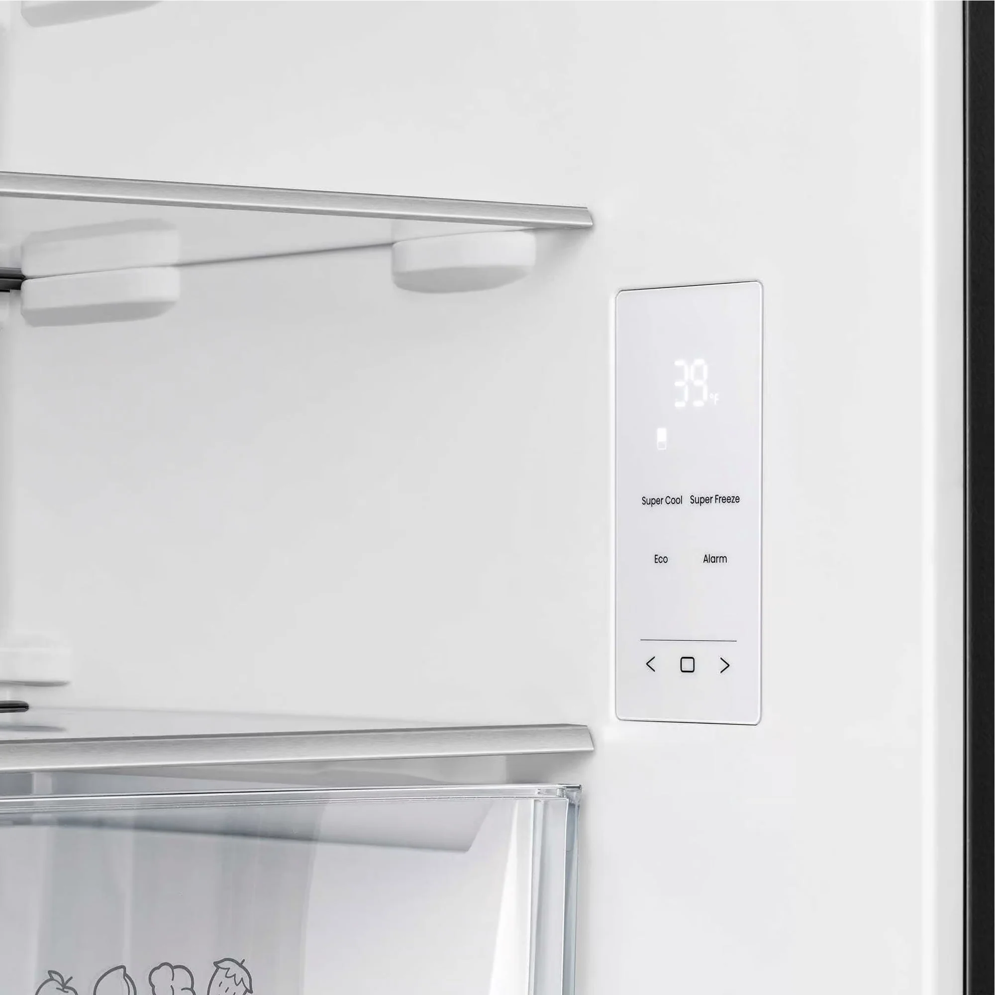 Hisense 500L Bottom-Mount Refrigerator Black - Image 4