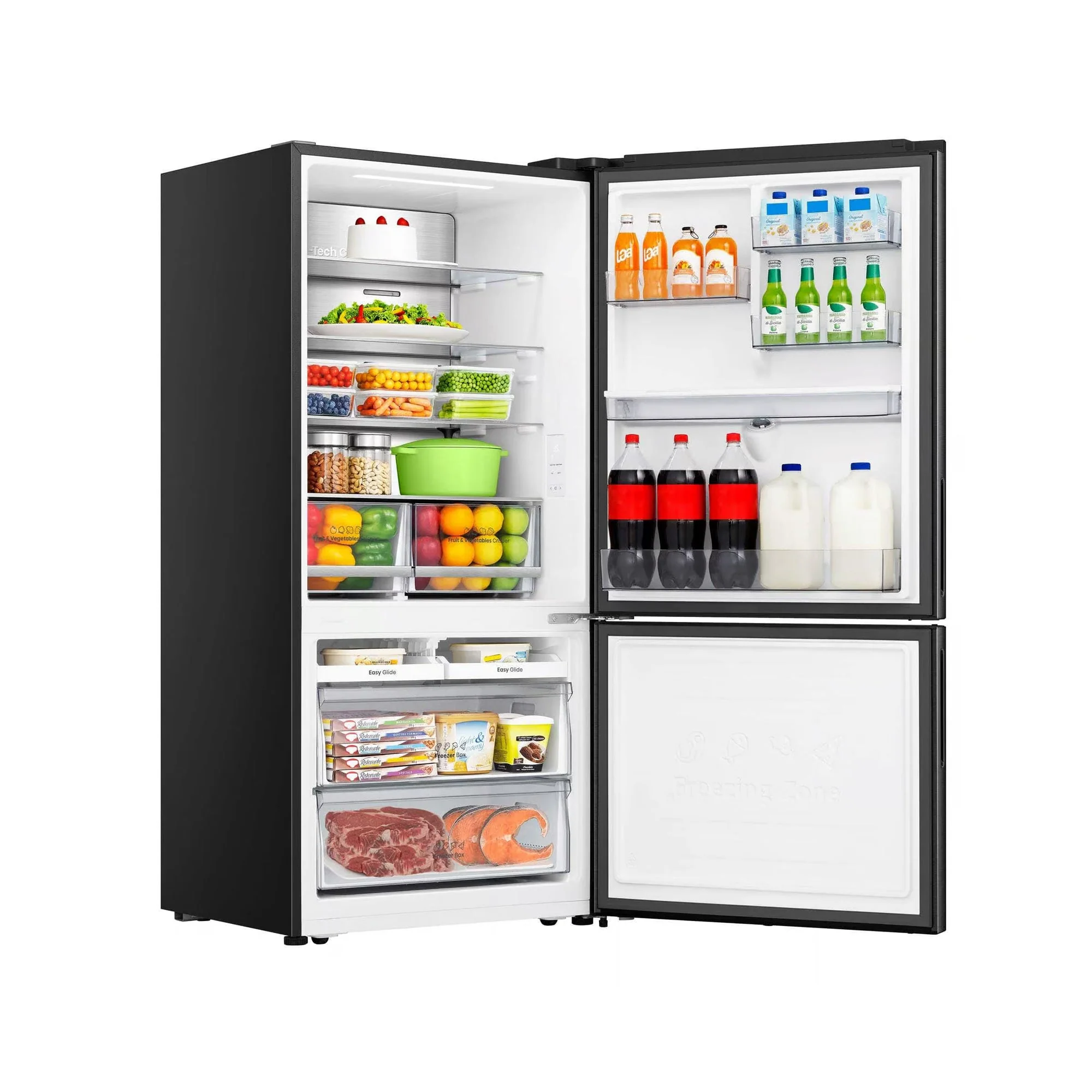 Hisense 500L Bottom-Mount Refrigerator Black - Image 7