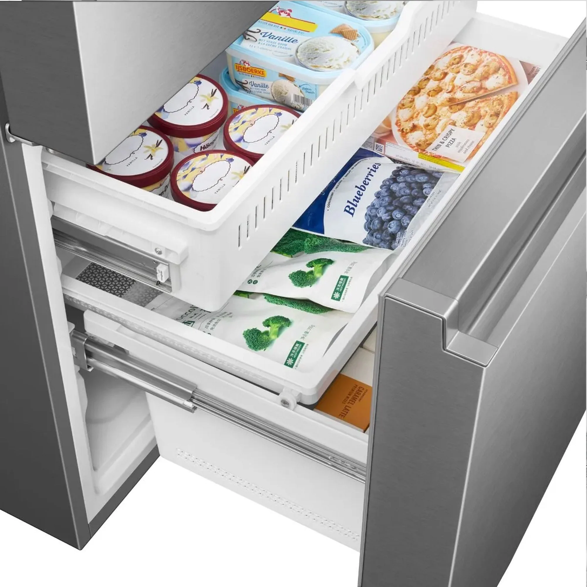Hisense 536Lt French Door Refrigerator with Water Dispenser Stainless Steel - Image 2