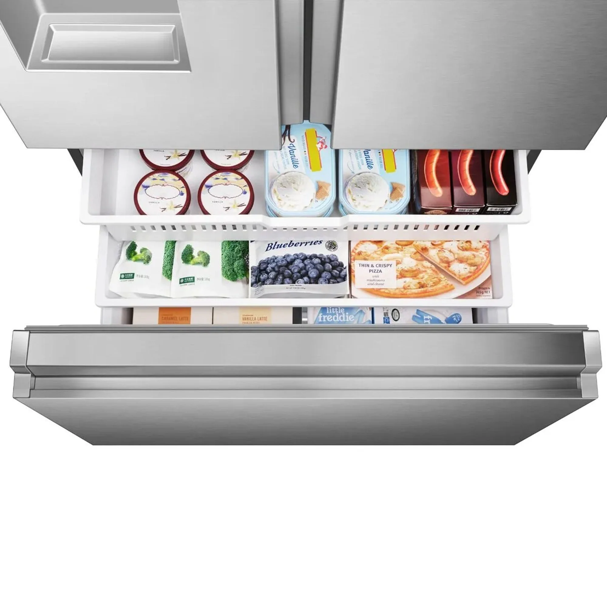 Hisense 536Lt French Door Refrigerator with Water Dispenser Stainless Steel - Image 4