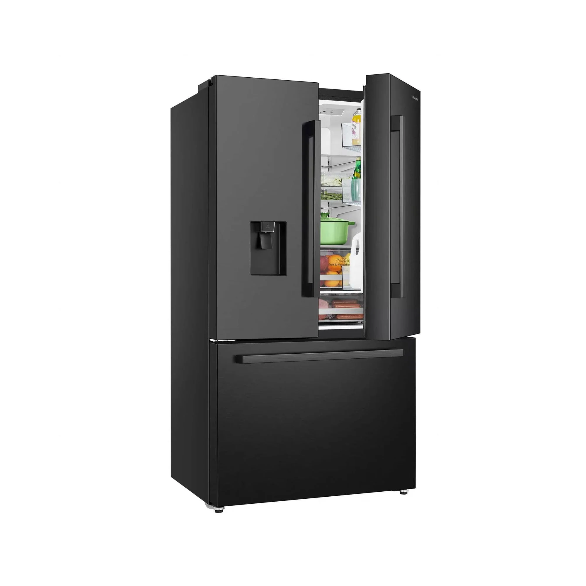 Hisense 575Lt French-Door Refrigerator Black - Image 2