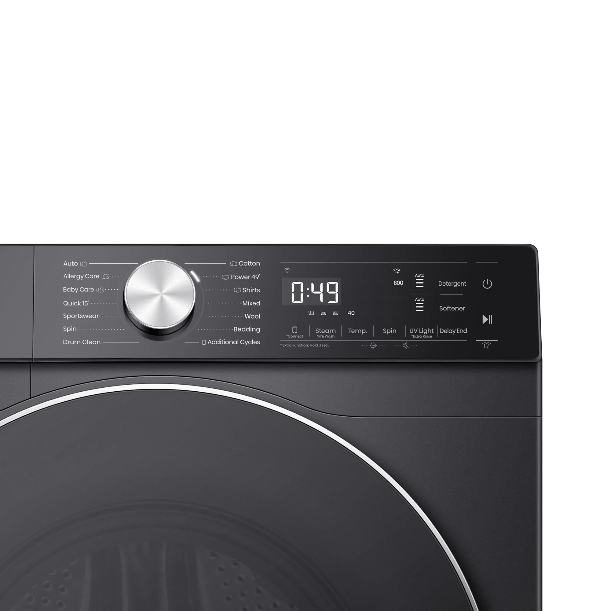 Hisense 5S Series 10.5kg Premium Front Loader Black - Image 3