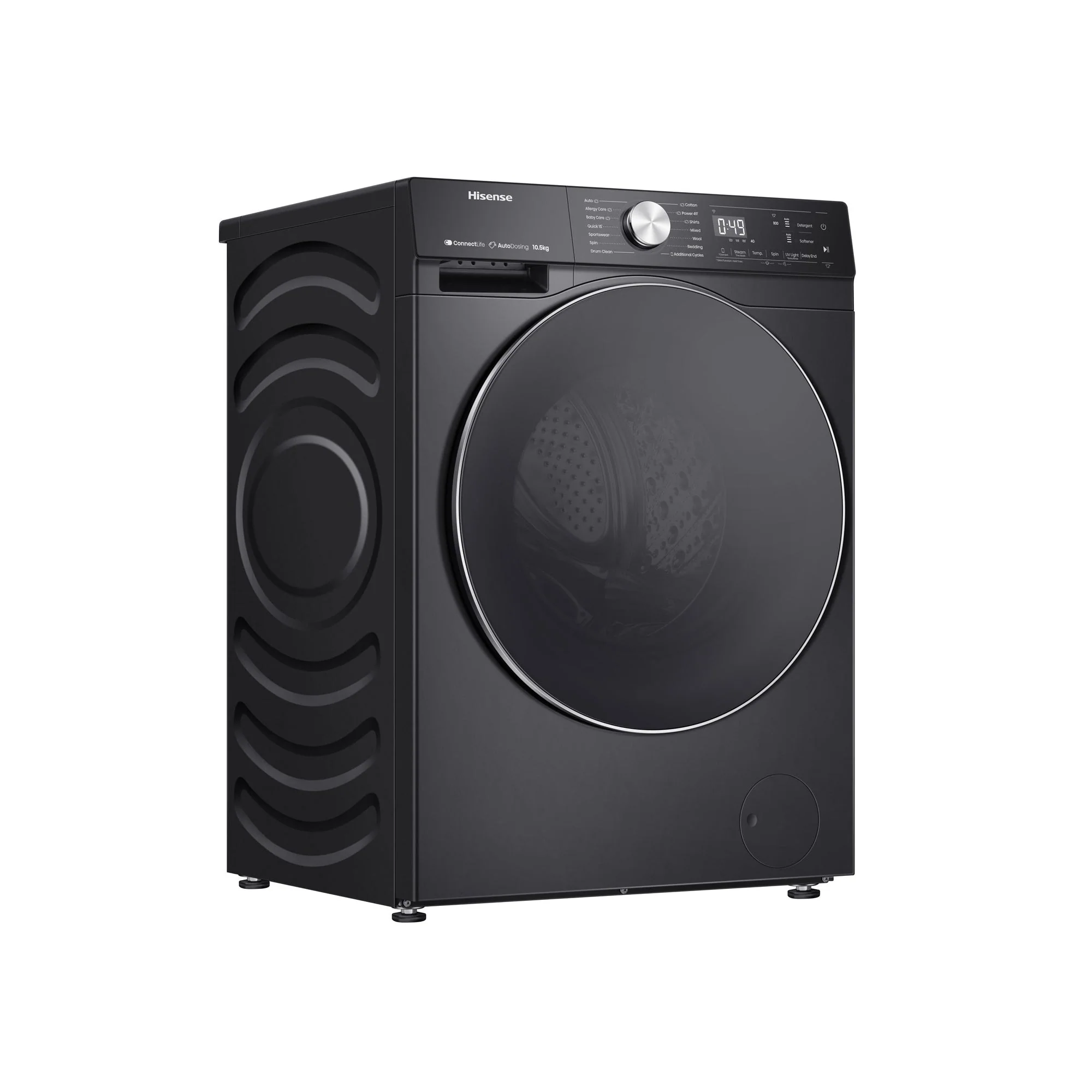 Hisense 5S Series 10.5kg Premium Front Loader Black - Image 5
