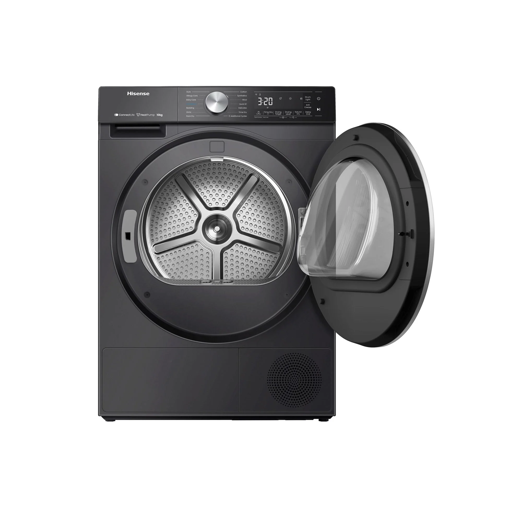 Hisense 5S Series 10kg Premium Heat Pump Tumbler Dryer Black - Image 3