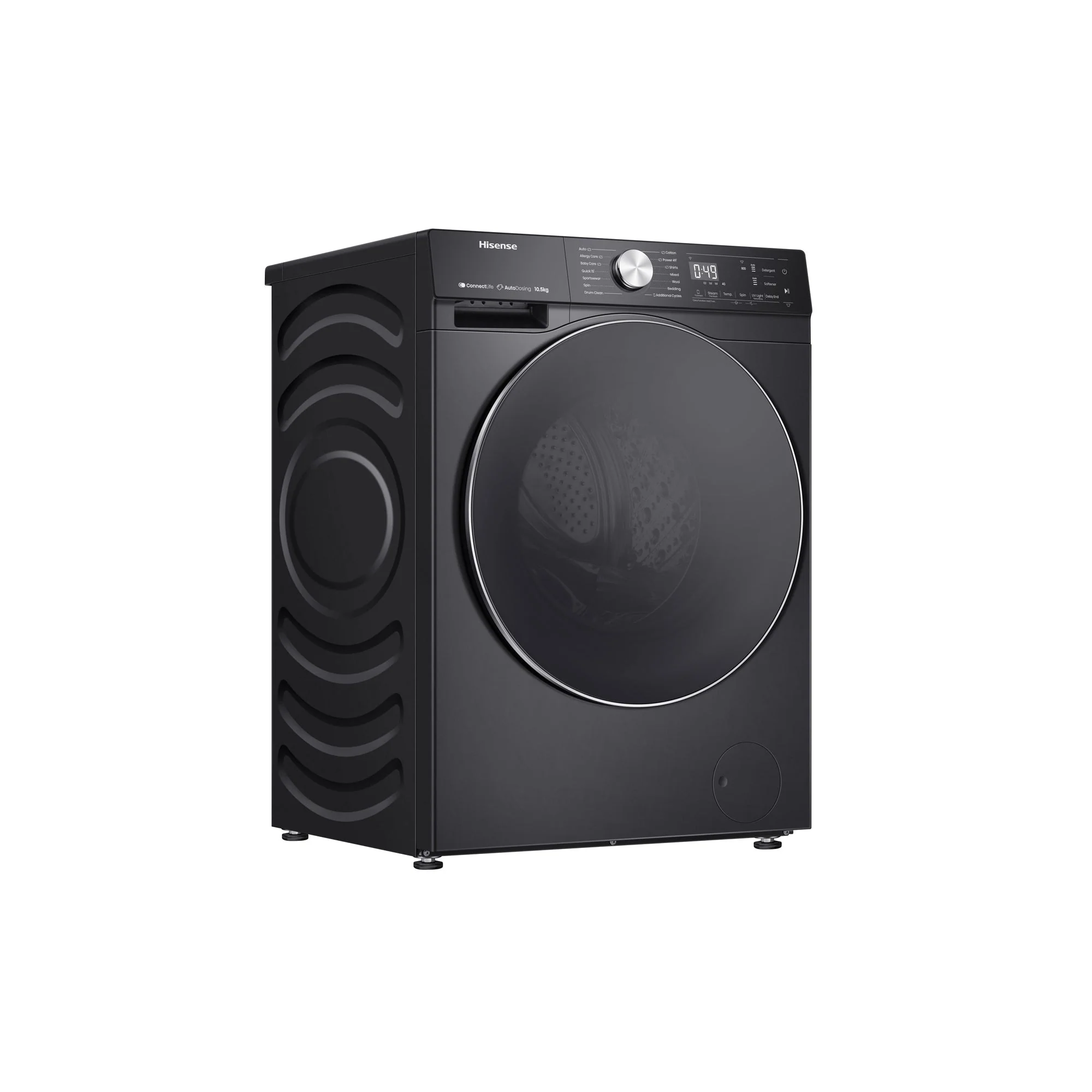 Hisense 5S Series 12kg Premium Front Loader Black - Image 2