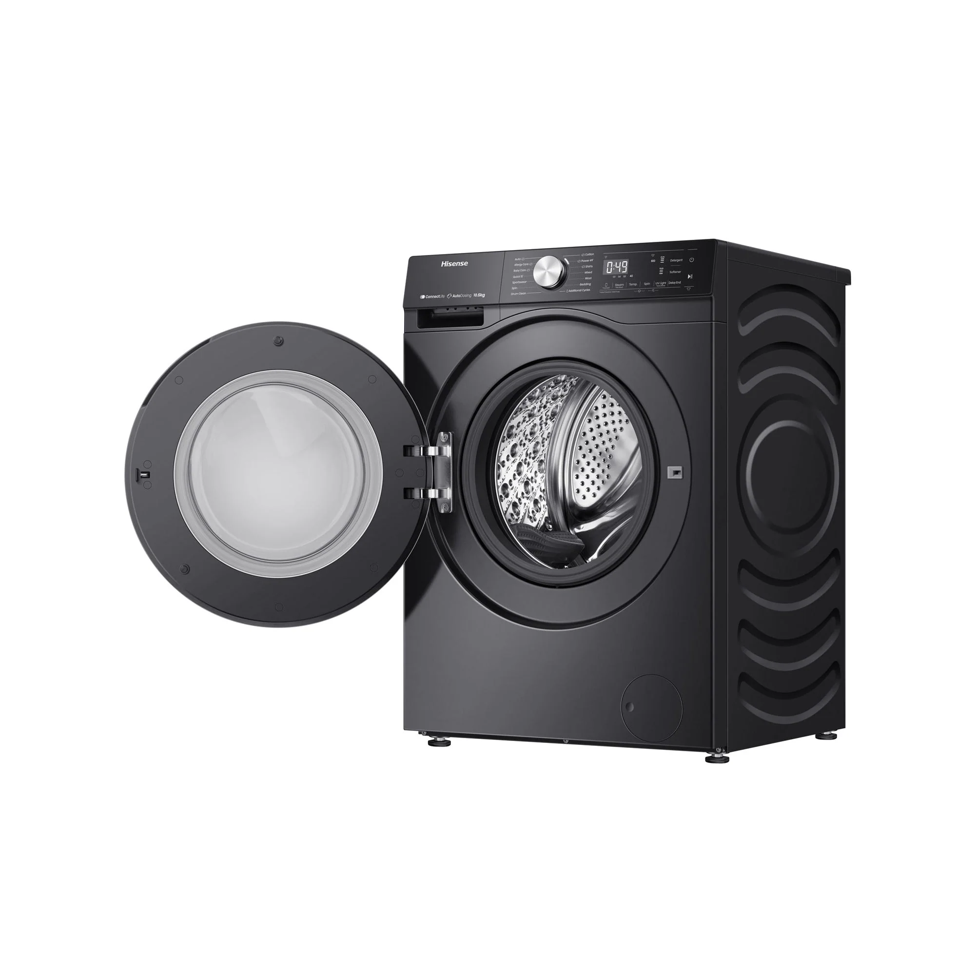 Hisense 5S Series 12kg Premium Front Loader Black - Image 3