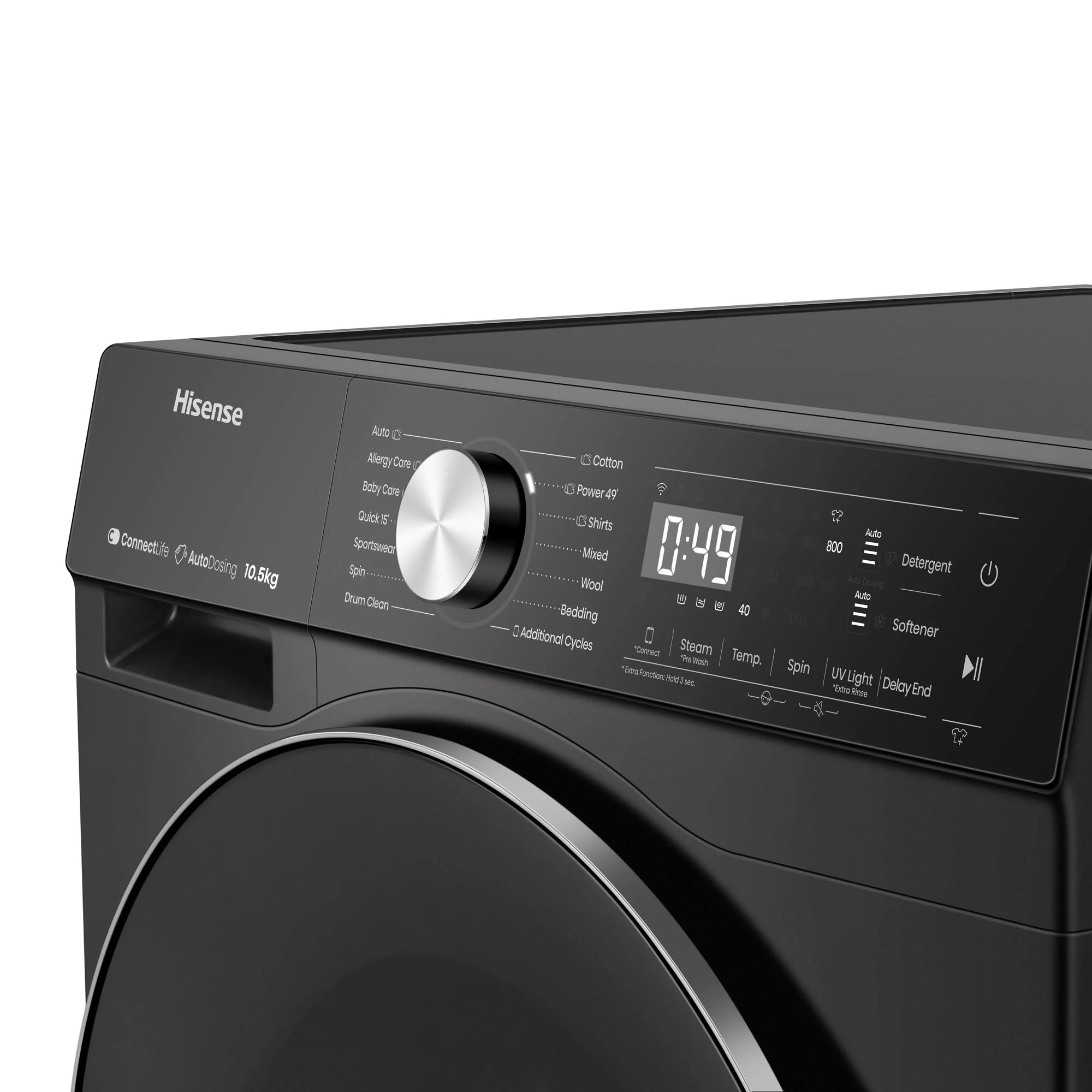 Hisense 5S Series 12kg Premium Front Loader Black - Image 4