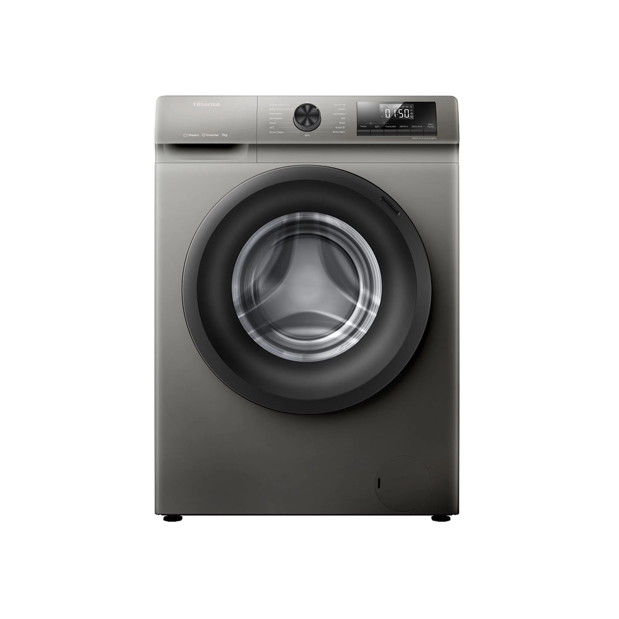 Hisense QP Series 7kg Front Loader Titanium