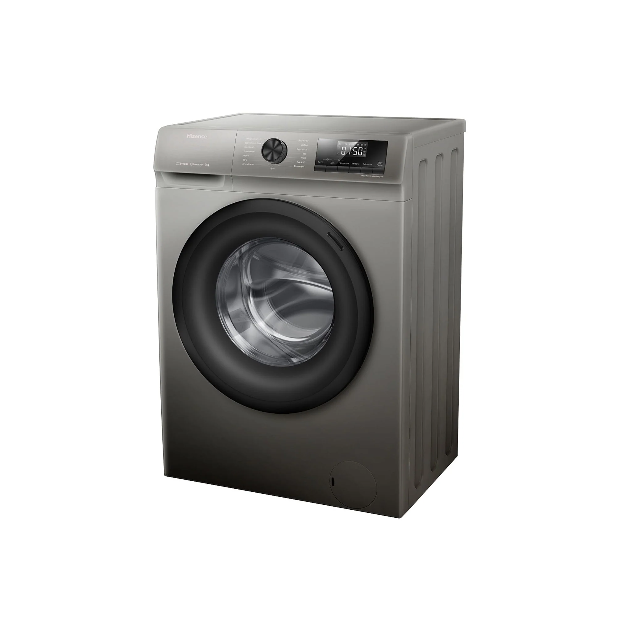 Hisense QP Series 8kg Front Loader Titanium - Image 3