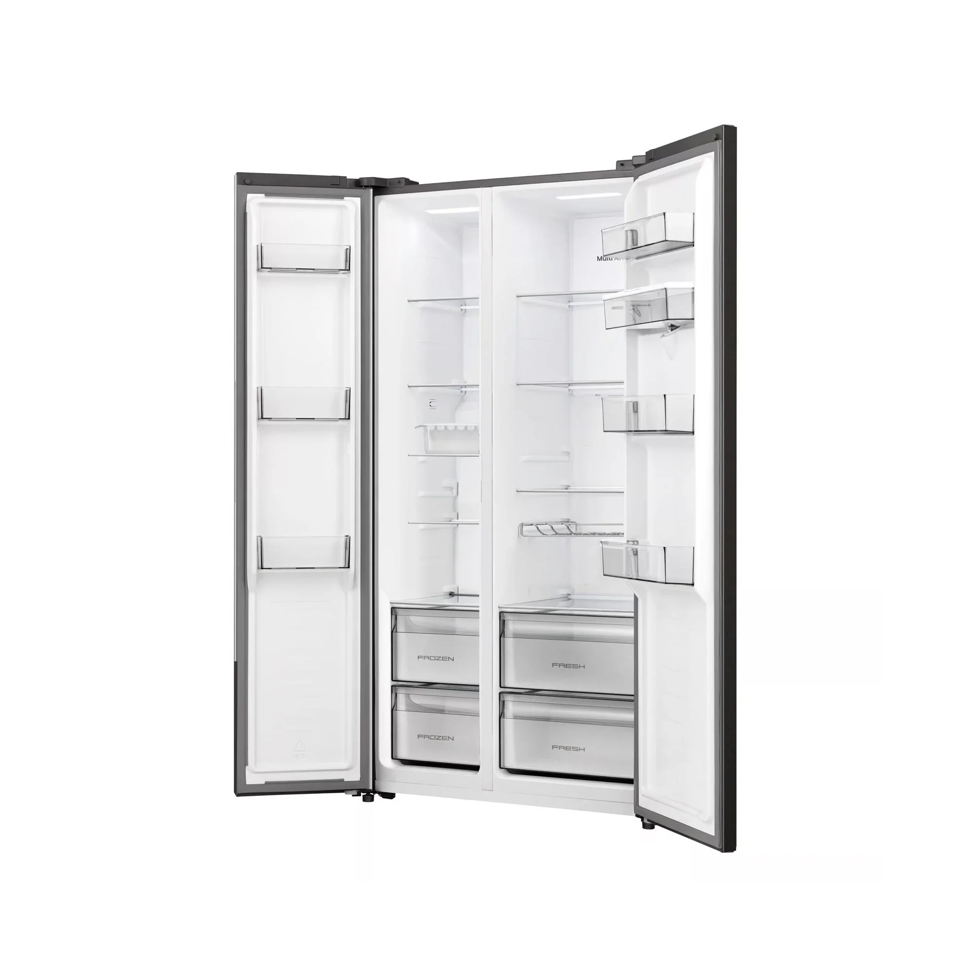 Hisense Reflect Series 541L Side By Side Refrigerator Black - Image 6