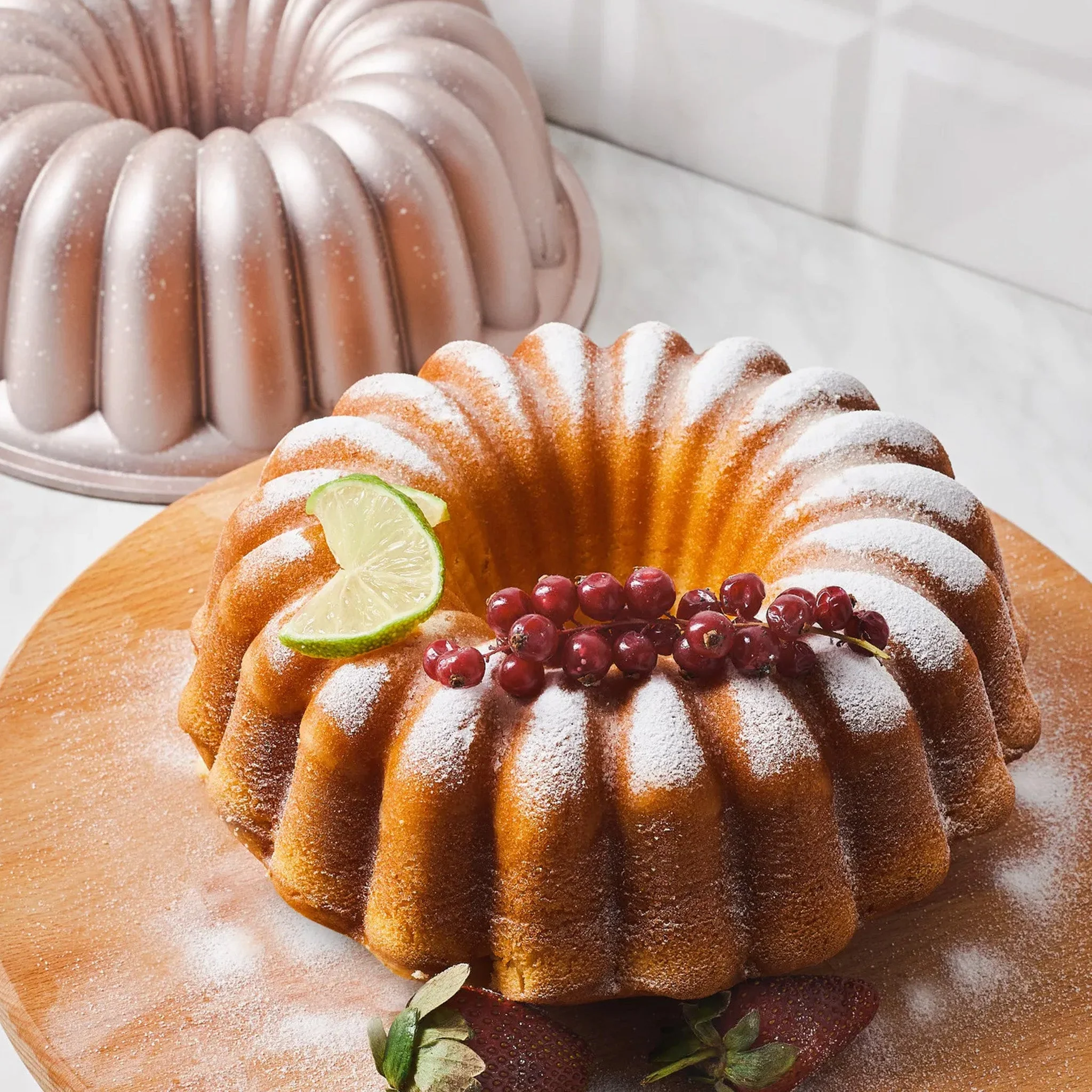 Karaca Cake Mould Rose Gold - Image 4