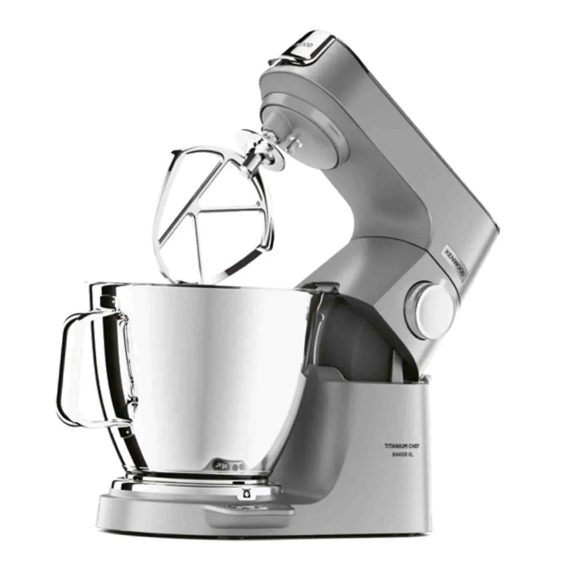 Kenwood Titanium 5L + 7L Chef XL Baker - Silver - Image 2